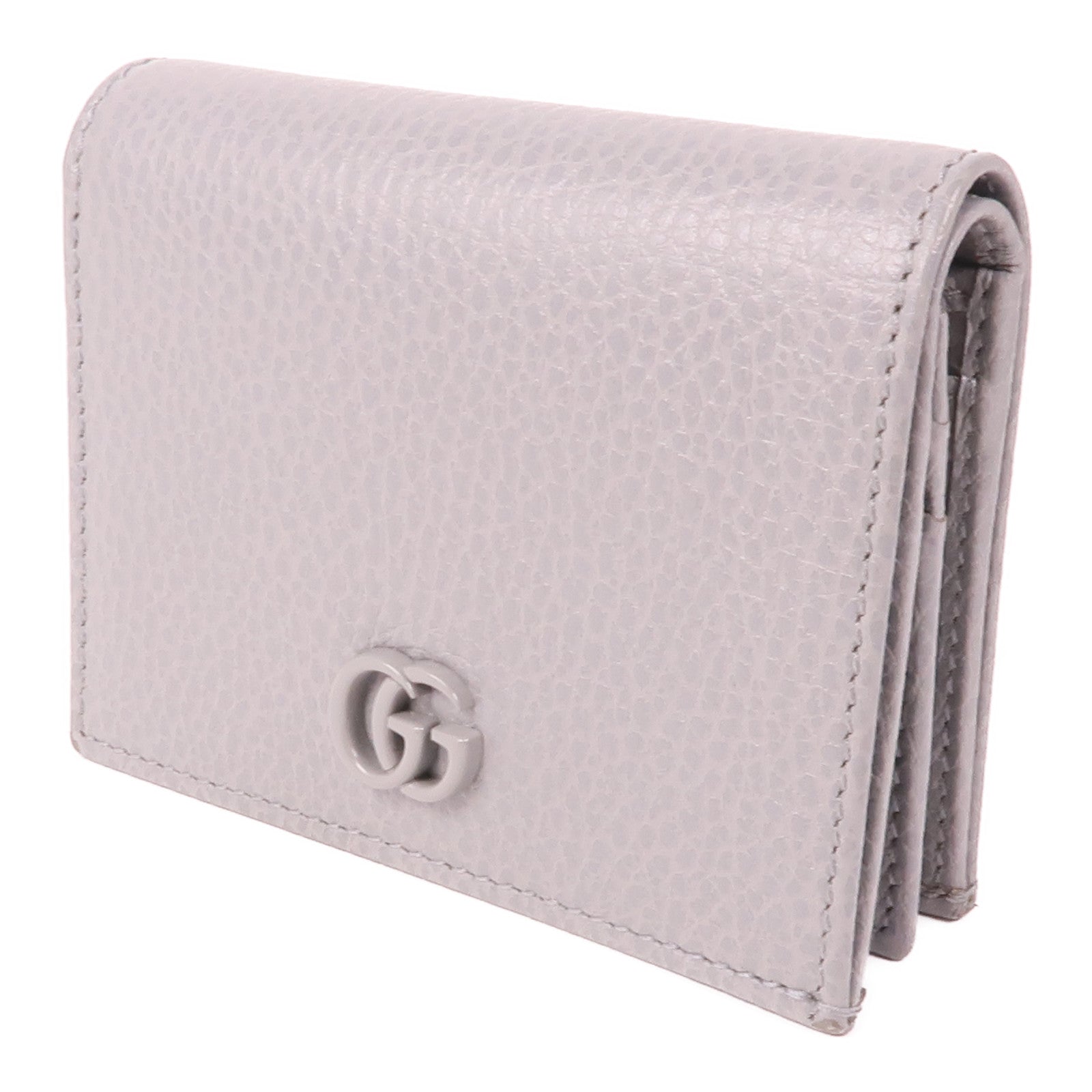 GUCCI 牛皮皮革Wallet銀扣錢包