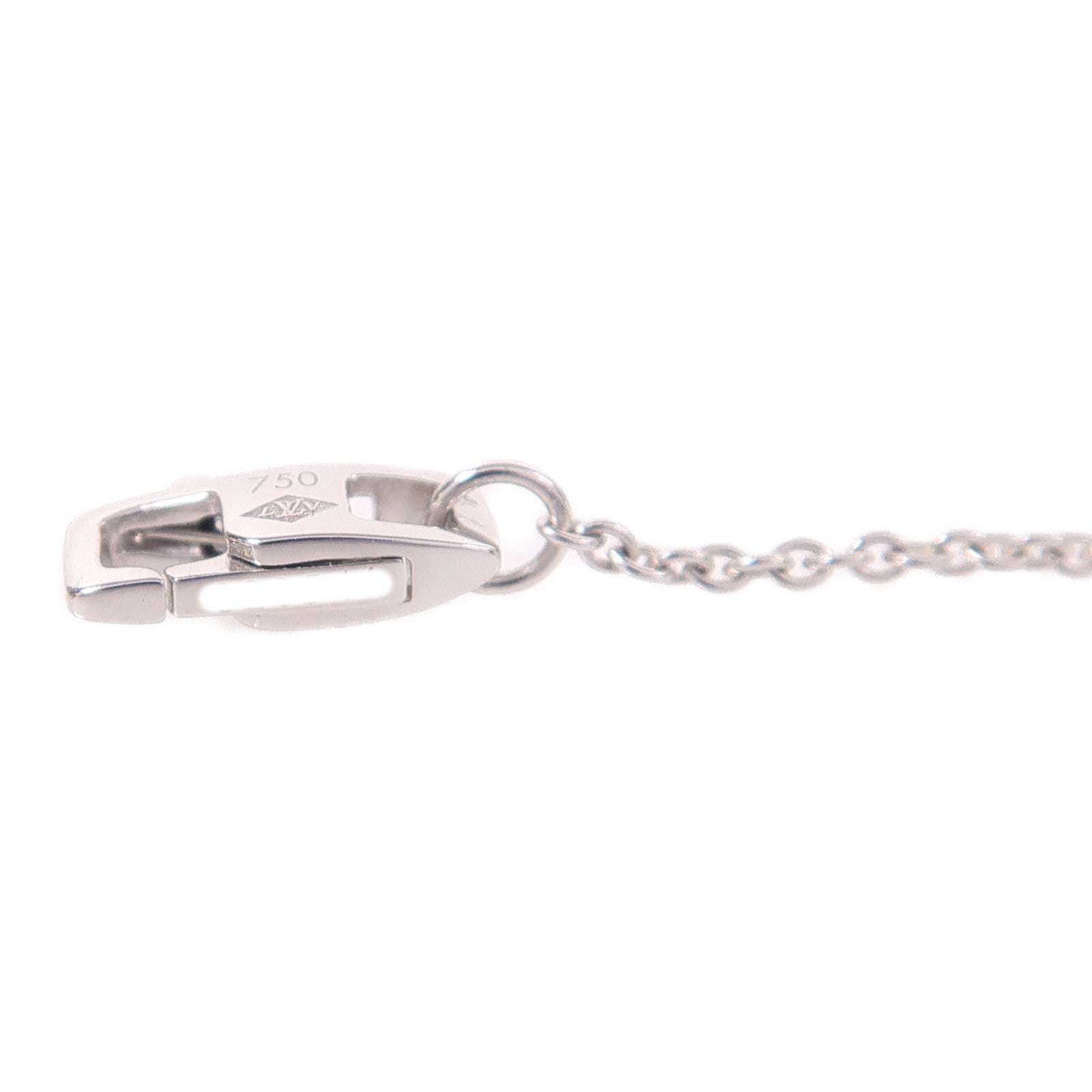 LOUIS VUITTON LV Pendentif Empreinte Necklace Q93167 18K White Gold