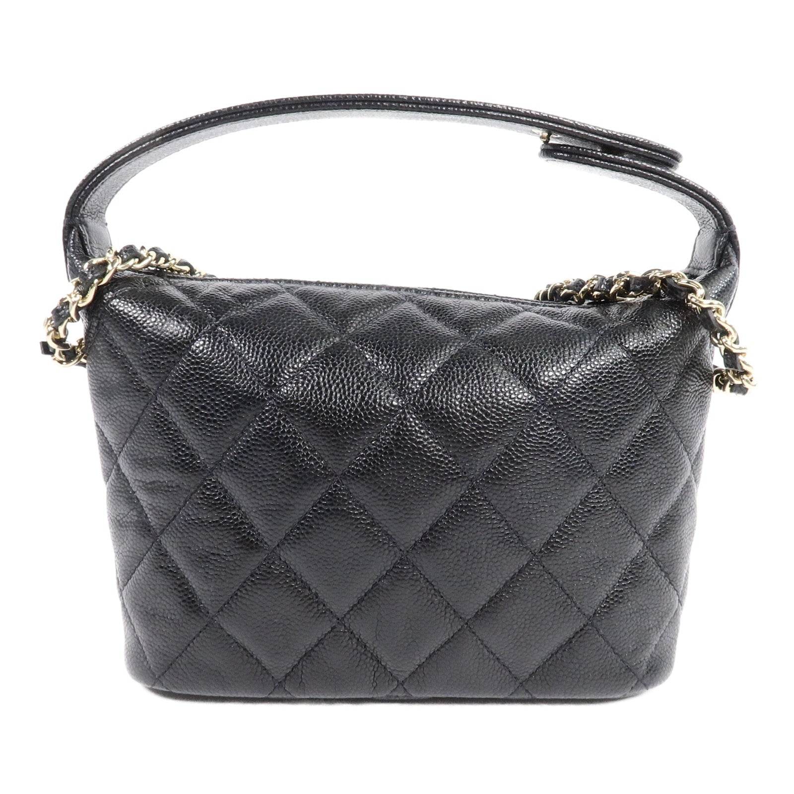 CHANEL 牛皮皮革Mini Hobo手挽肩背兩用袋