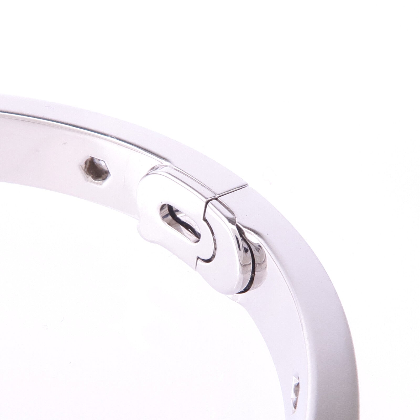 CARTIER 18K白金Love Bracelet Full Diamonds鑽石手鐲Cartier#17