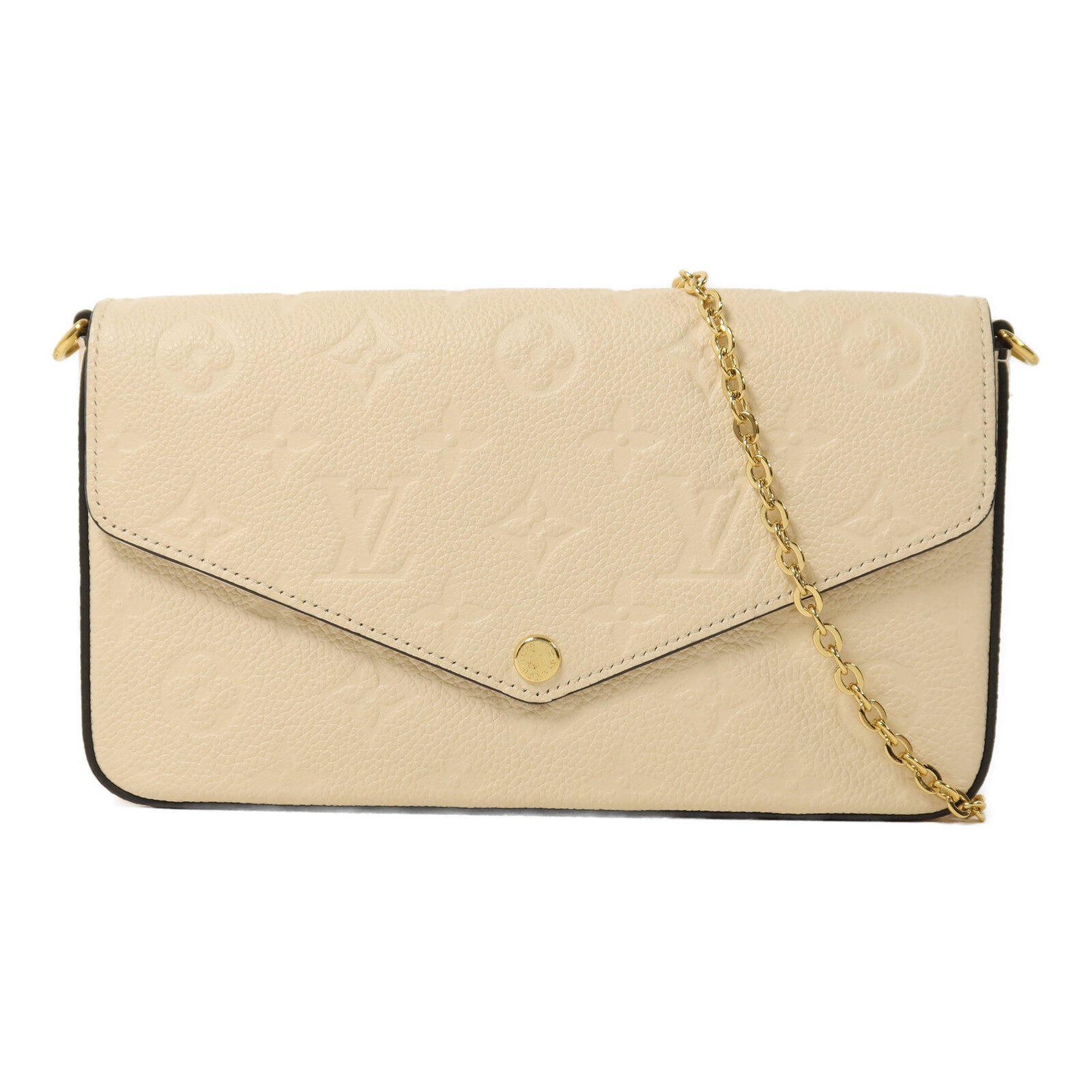 LOUIS VUITTON Monogram Empreinte Pochette Felicie鏈帶肩背袋
