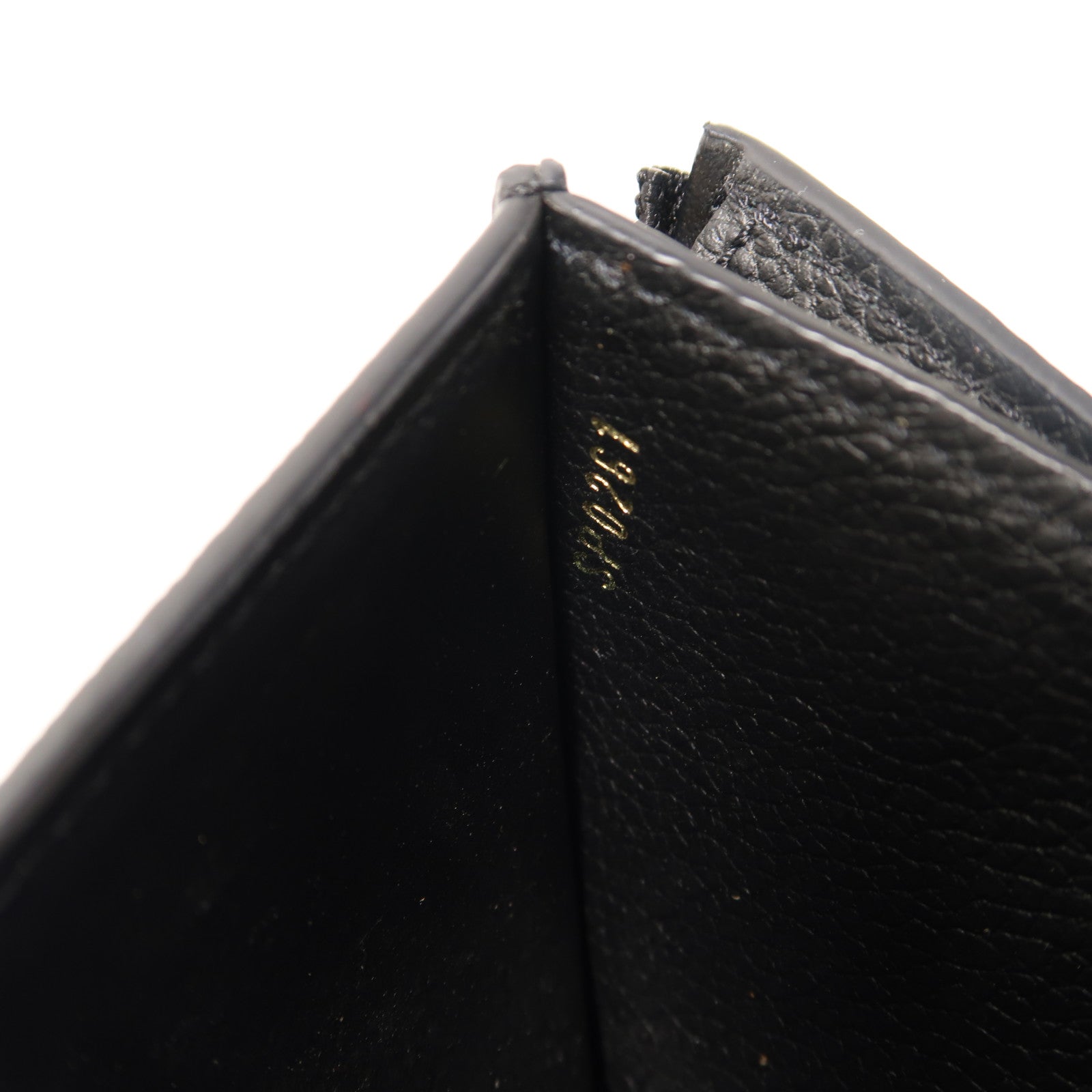 LOUIS VUITTON Monogram Empreinte Victorine金扣錢包黑色