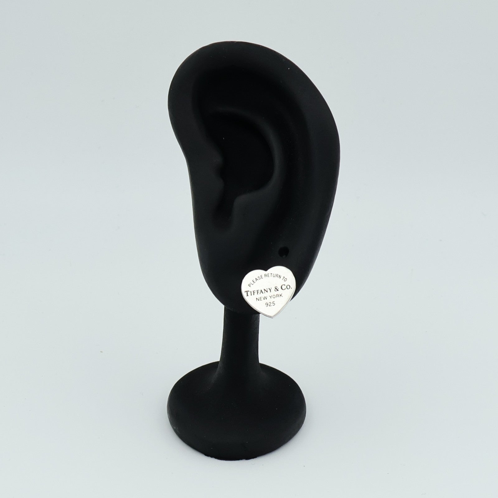 TIFFANY＆CO 925純銀Heart Earrings耳環