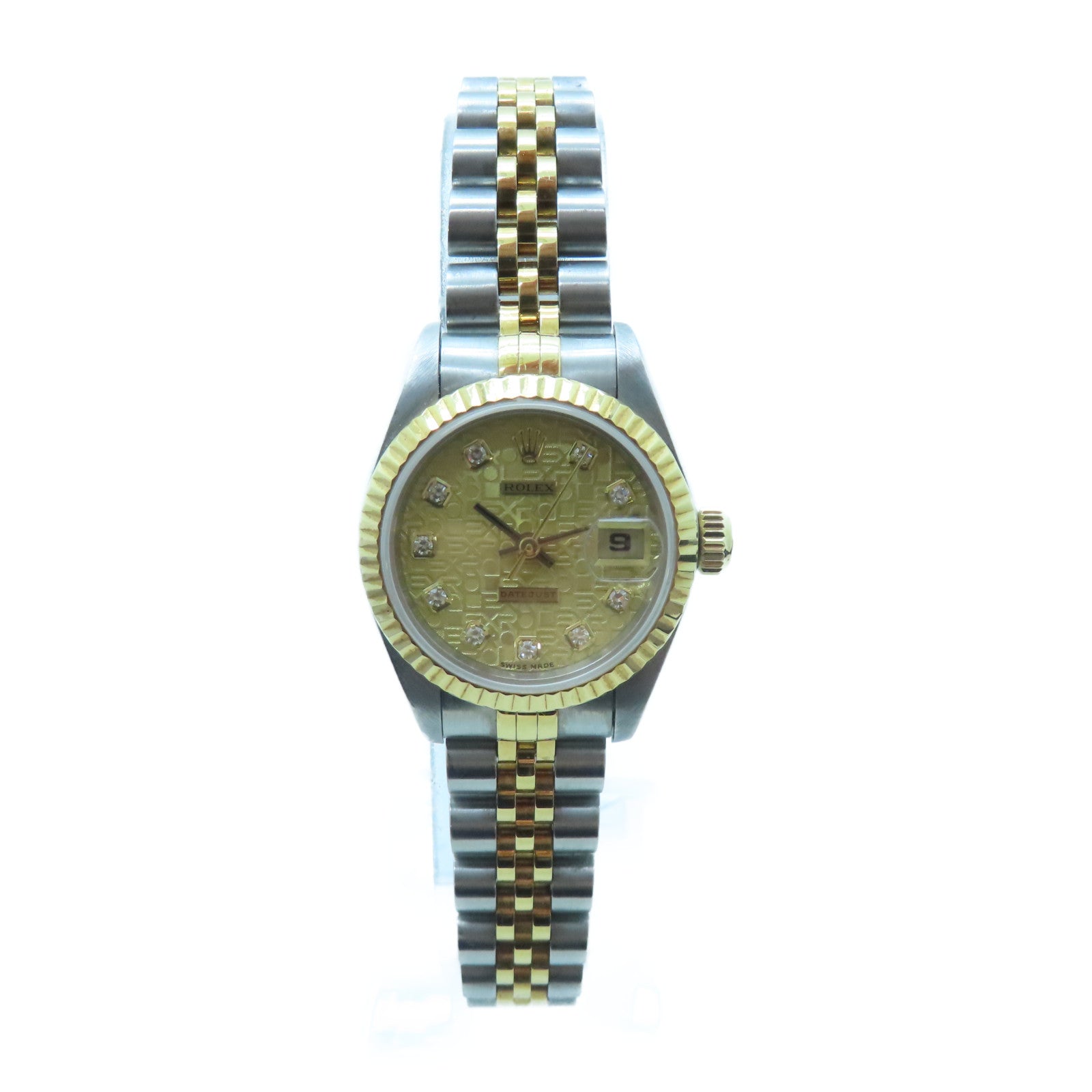 ROLEX Lady Datejust 26mm 18K黃金/不鏽鋼手錶自動機芯金色