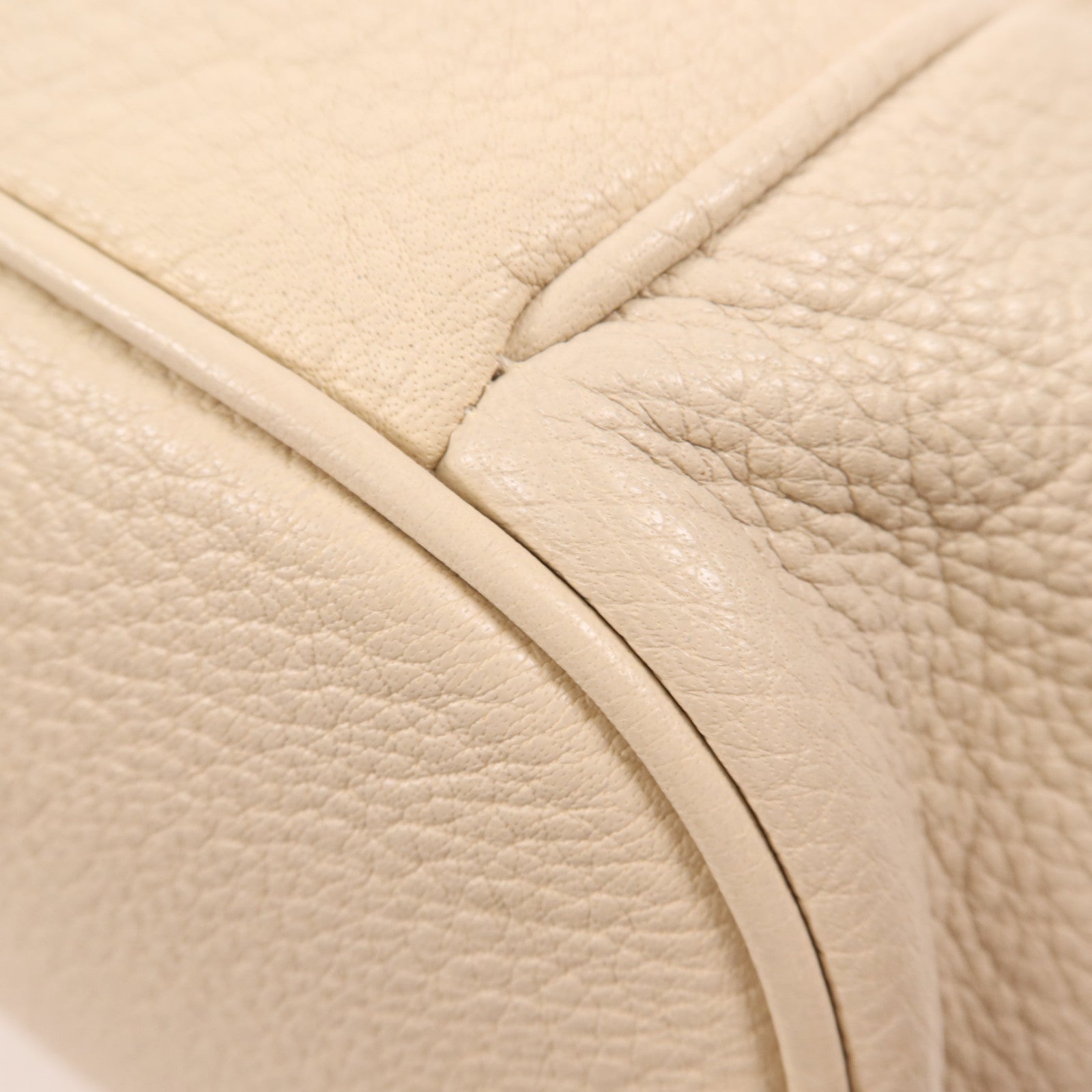 SELECTION 牛皮皮革Tote Bag銀扣手挽袋