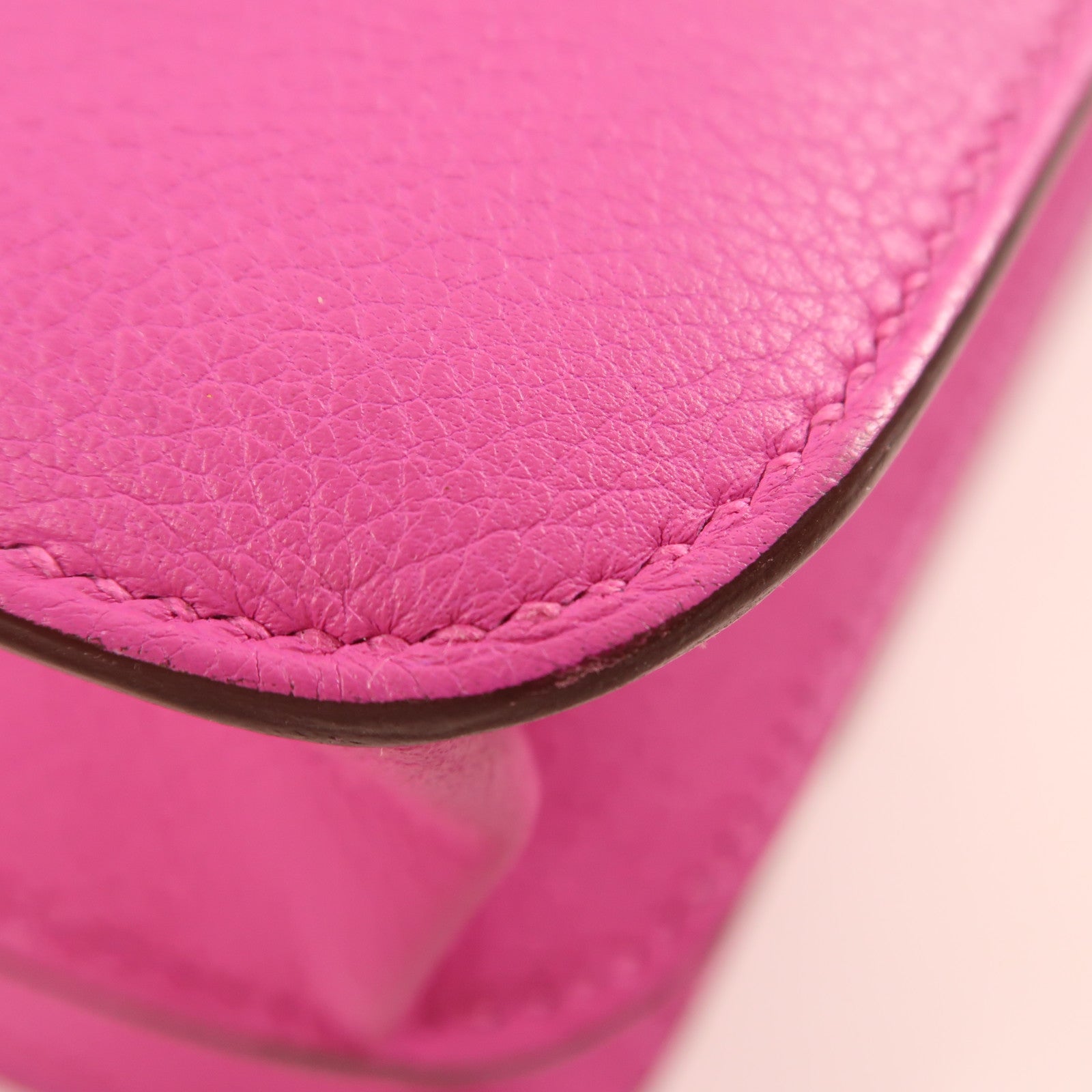 HERMES PHW 2002 Shoulder Bag Crossbody Evercolor Leather