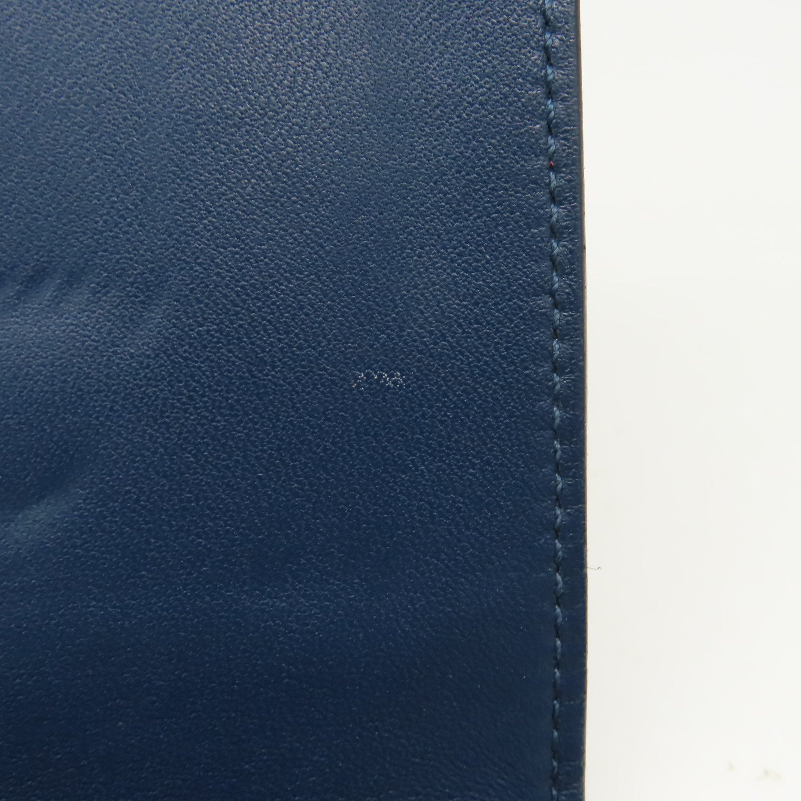 HERMES **【激減優惠】Swift皮革Dogon GM銀扣長錢包藍色