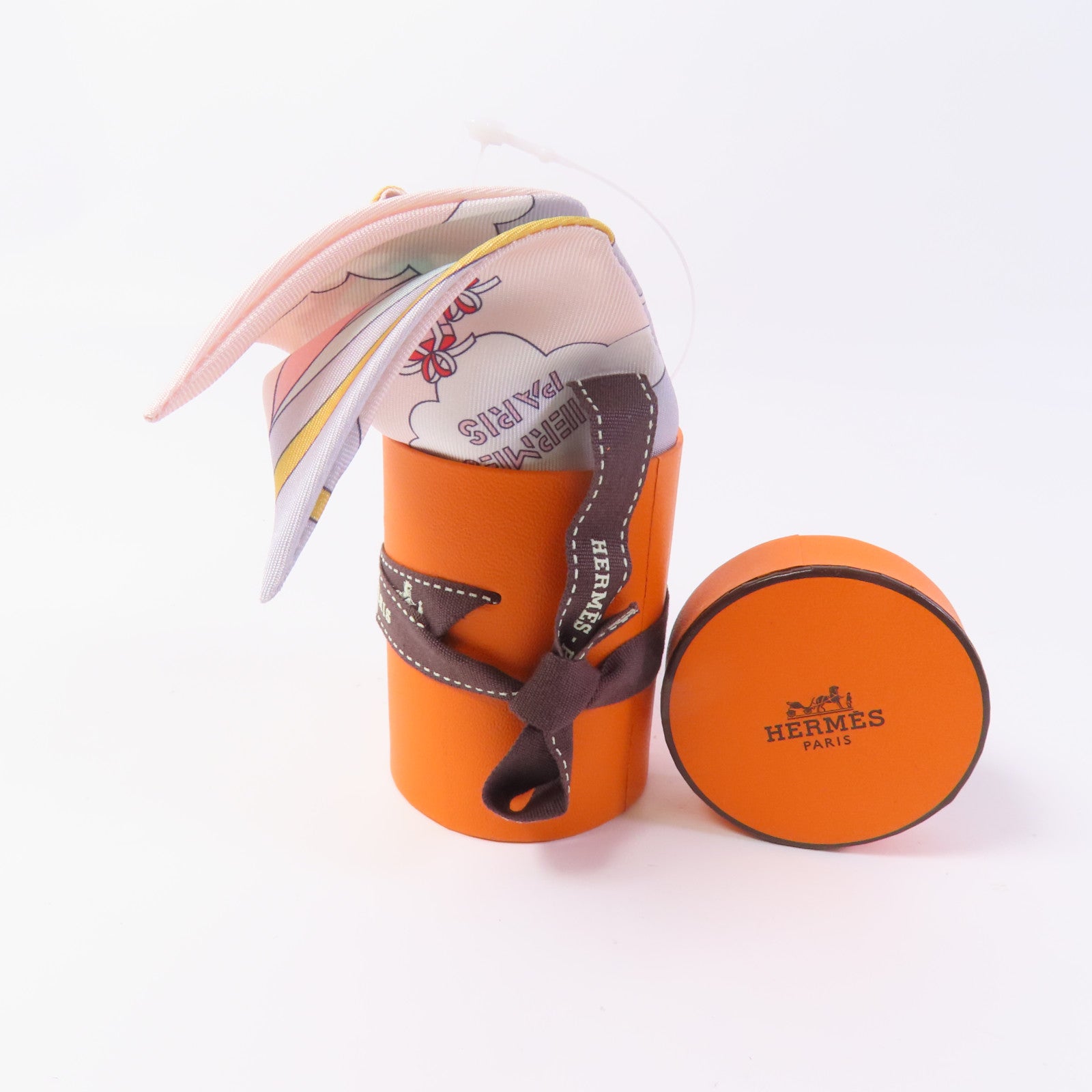 HERMES 絲質Twilly絲巾