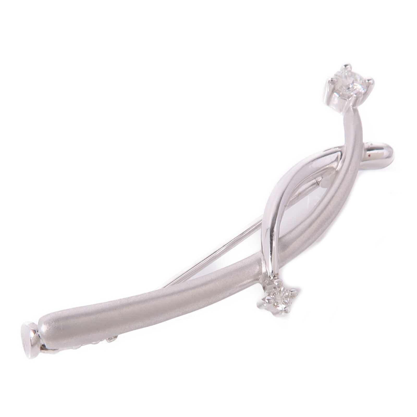 JEWELRY 【激減優惠】18K白金Diamond Brooch鑽石胸針