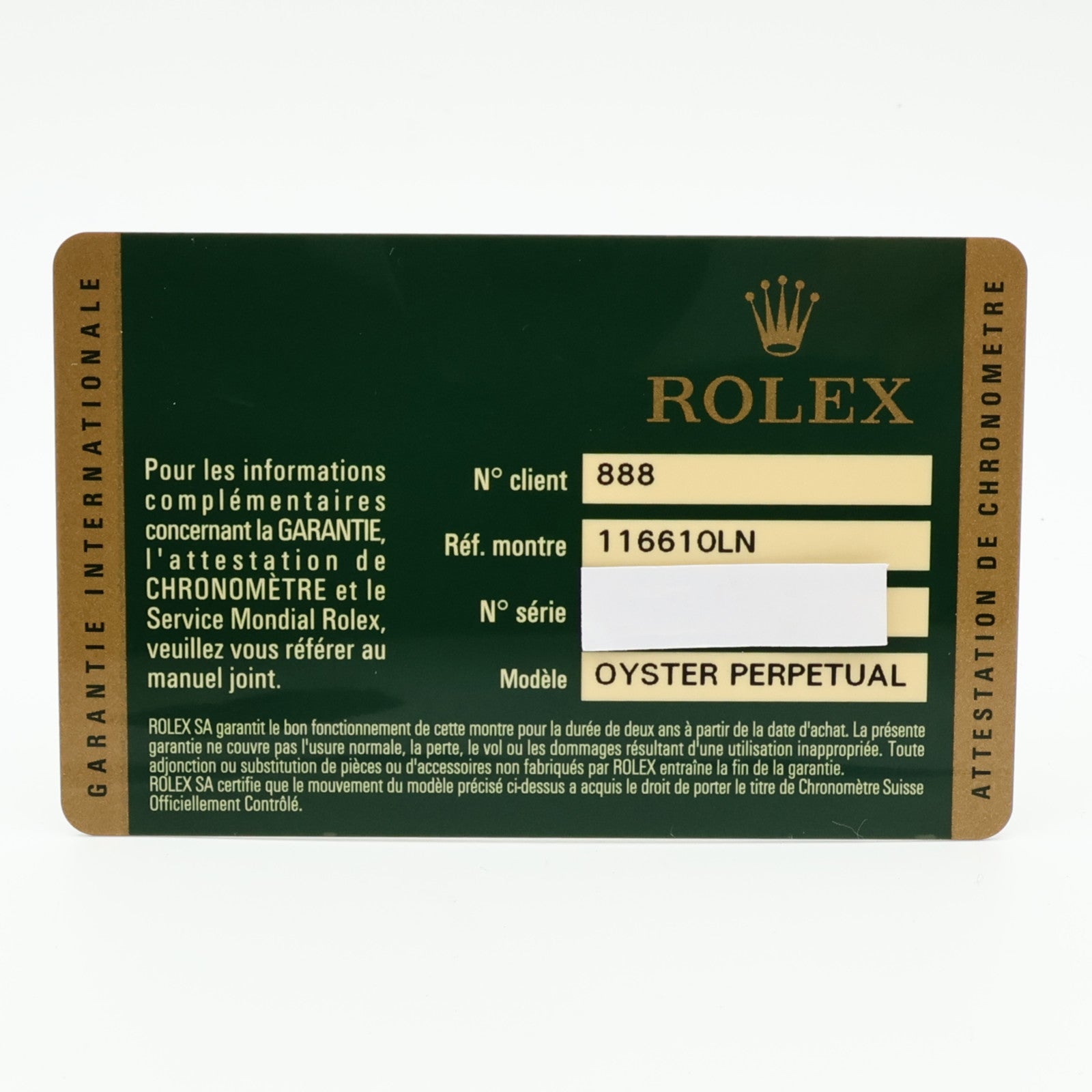 ROLEX Submarinar Date 116610LN