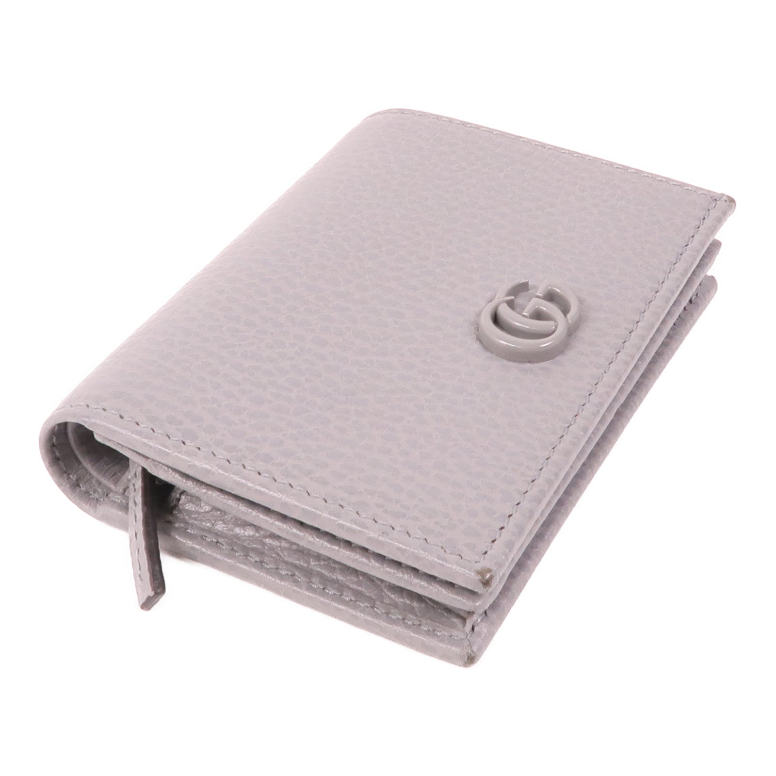 GUCCI 牛皮皮革Wallet銀扣錢包