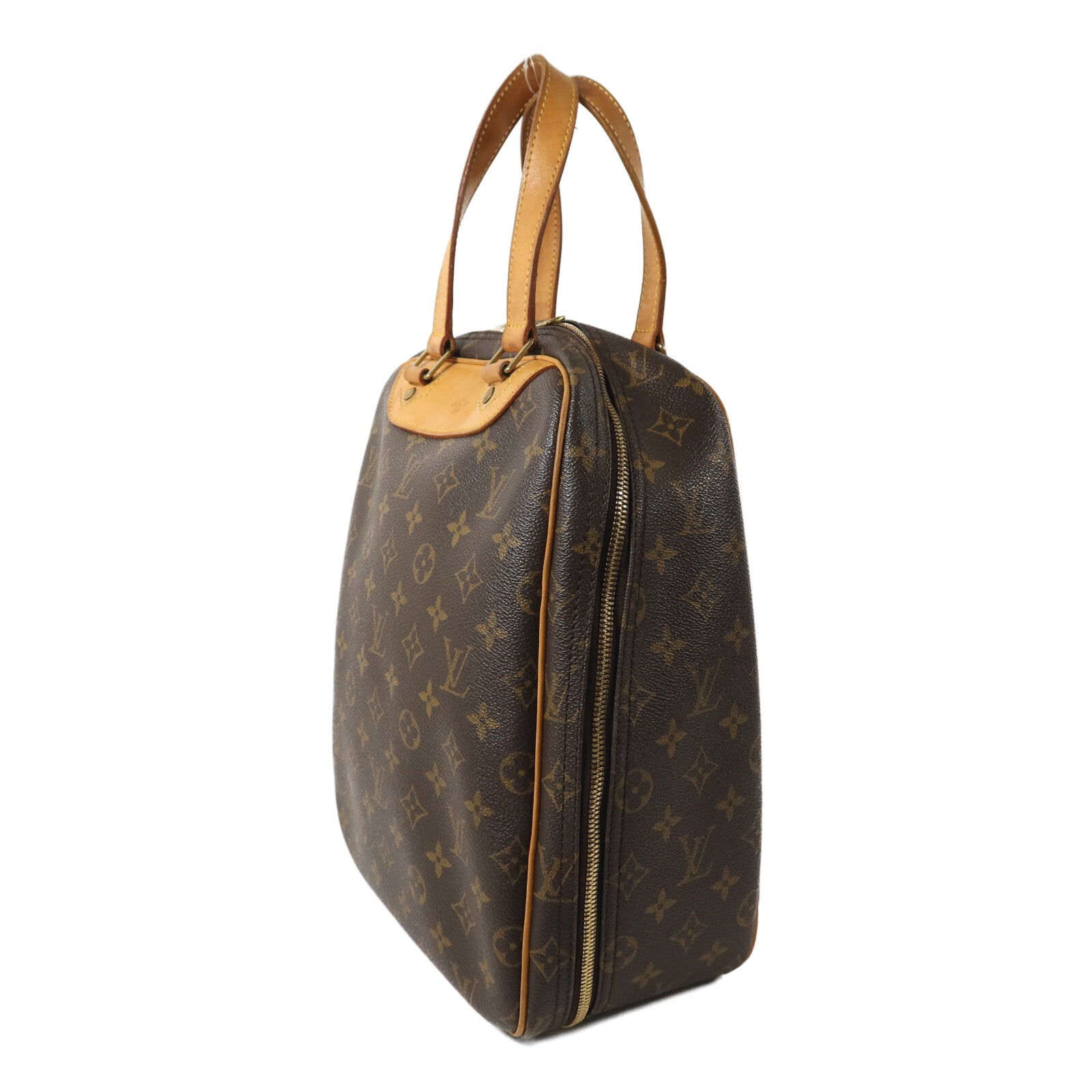 LOUIS VUITTON Monogram Excursion Shoe Case金扣手挽袋
