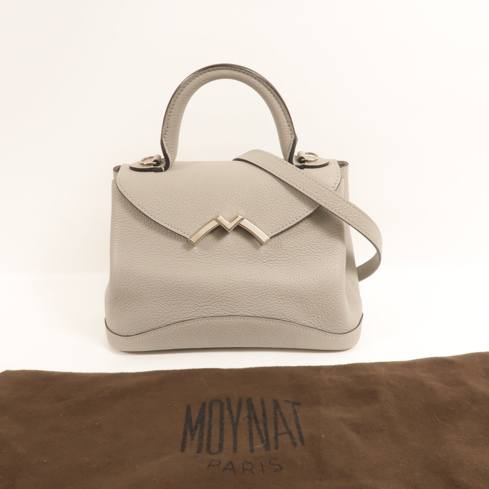 Moynat 牛皮皮革Moynat Gabrielle手挽肩背兩用袋