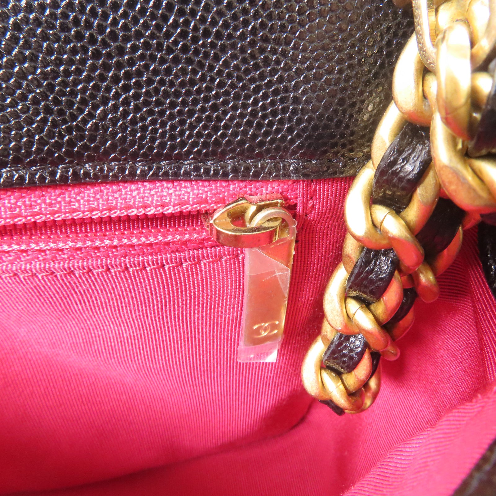 CHANEL 牛皮皮革2 Way Shoulder Bag金扣手挽肩背兩用袋黑色