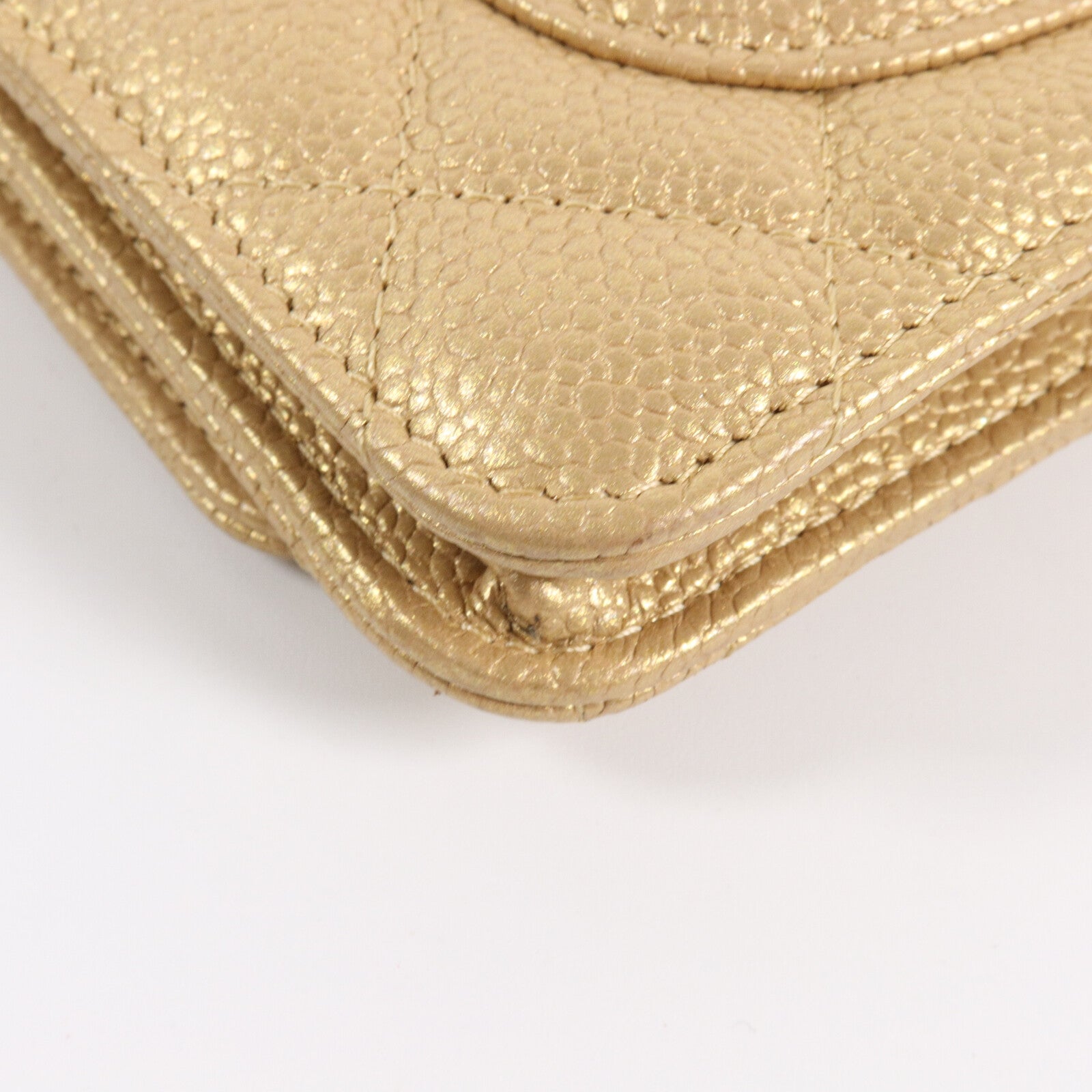 CHANEL 牛皮皮革WOC Wallet On Chain鏈帶肩背袋
