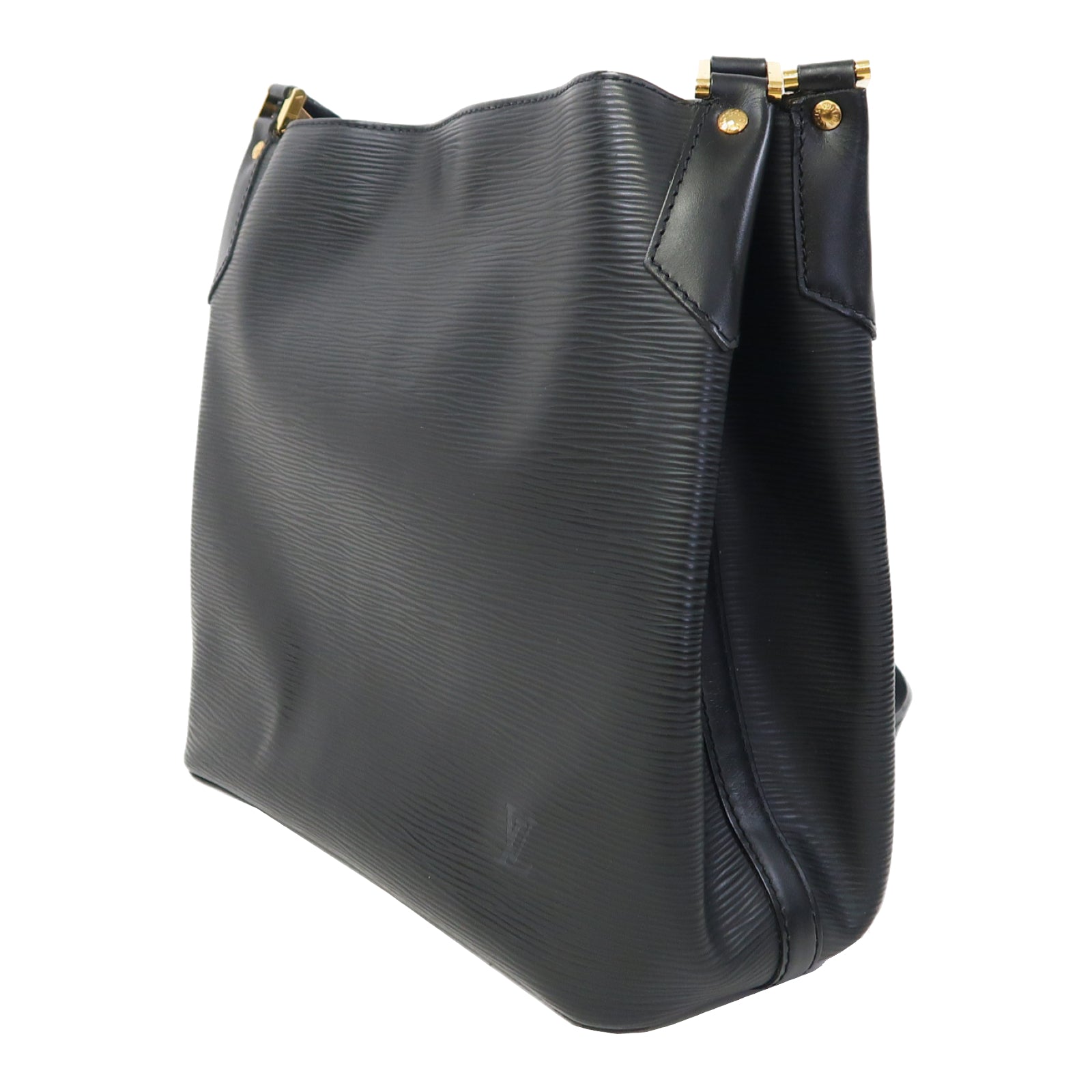 LOUIS VUITTON 【激減優惠】Epi Mandard MM金扣肩背袋黑色