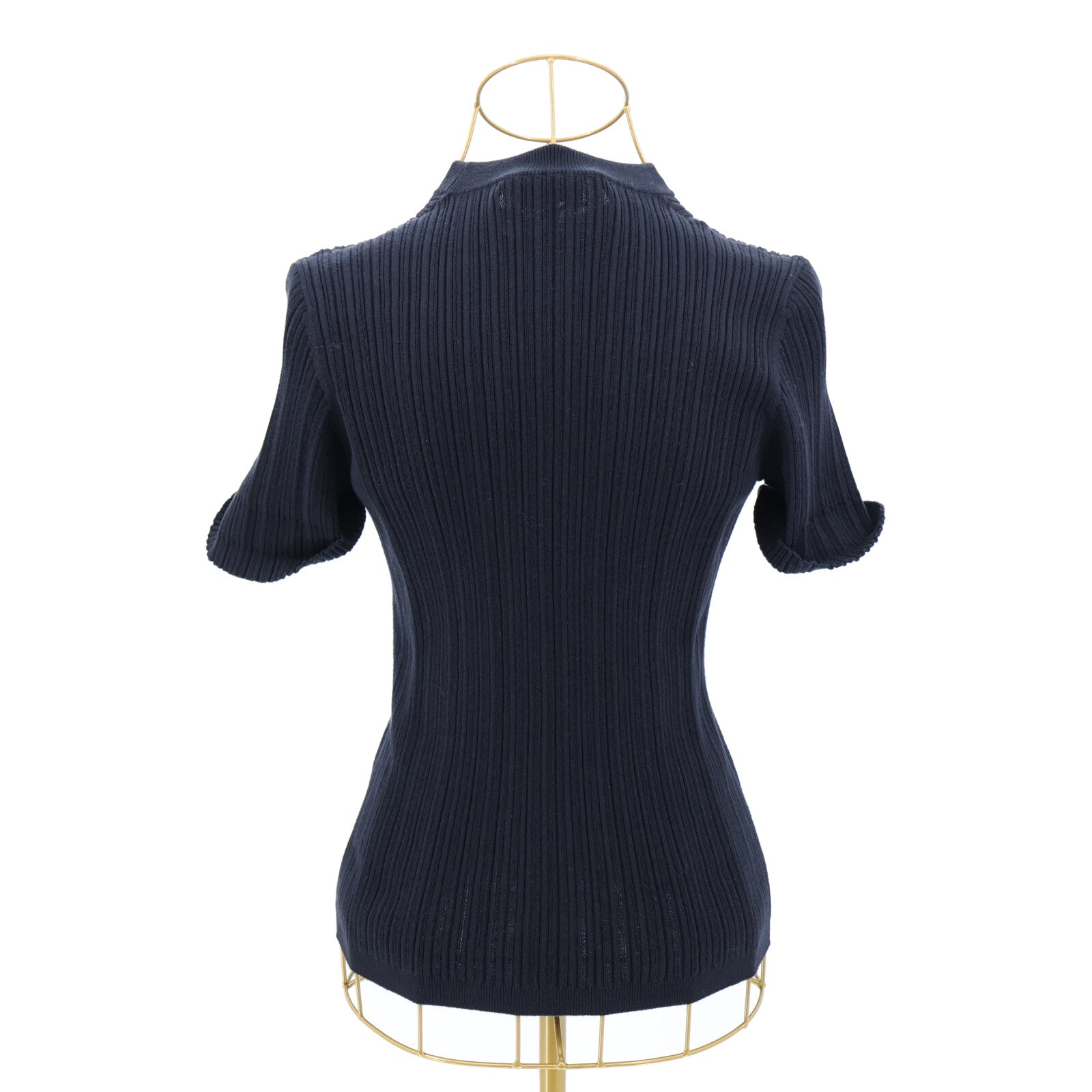 CHANEL 21SS Logo Short Sleeve Knit Top上衣