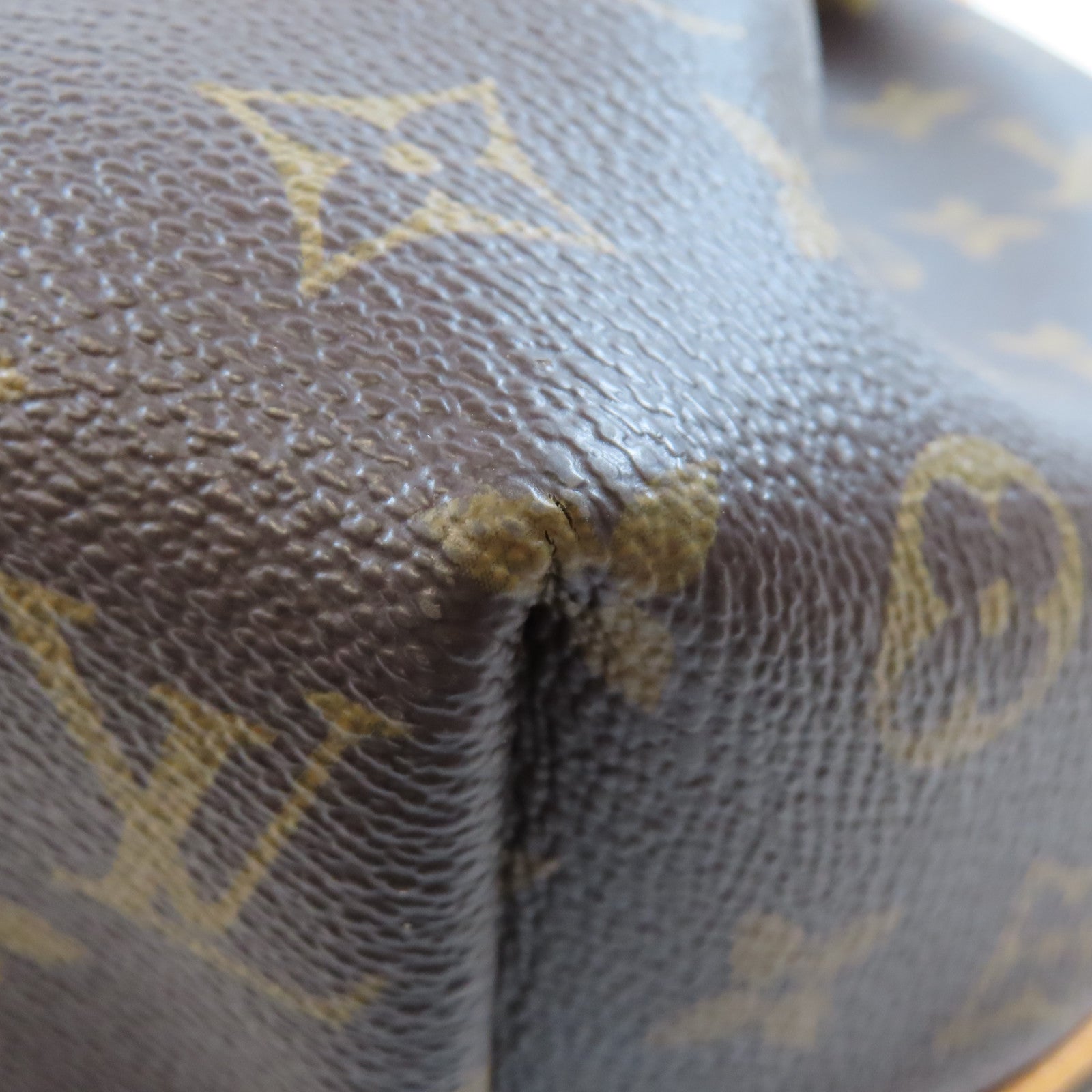 LOUIS VUITTON Monogram Turenne MM金扣手挽肩背兩用袋棕色
