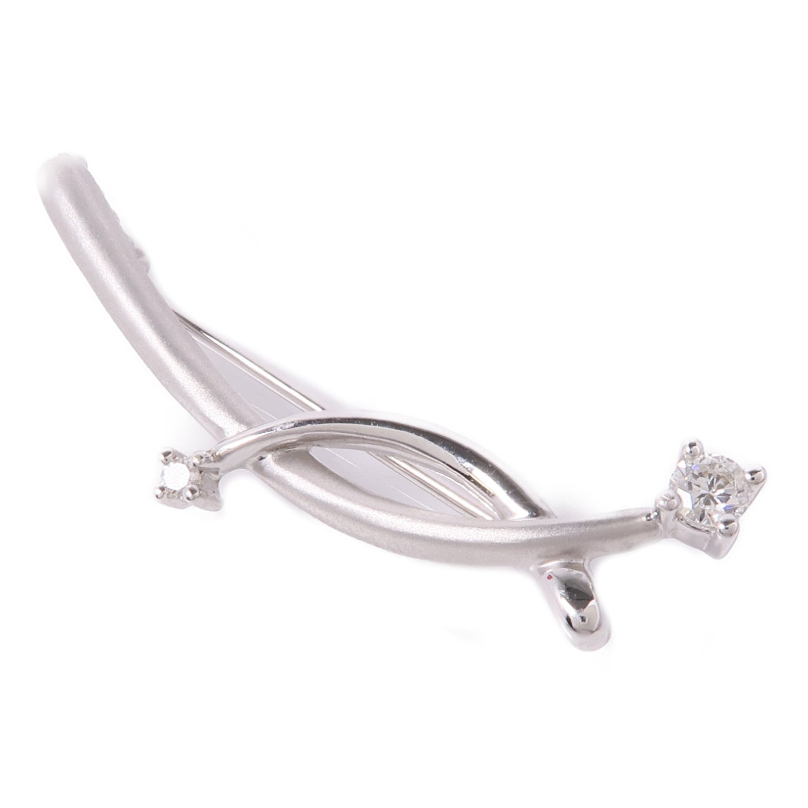 JEWELRY 18K白金Diamond Brooch鑽石胸針