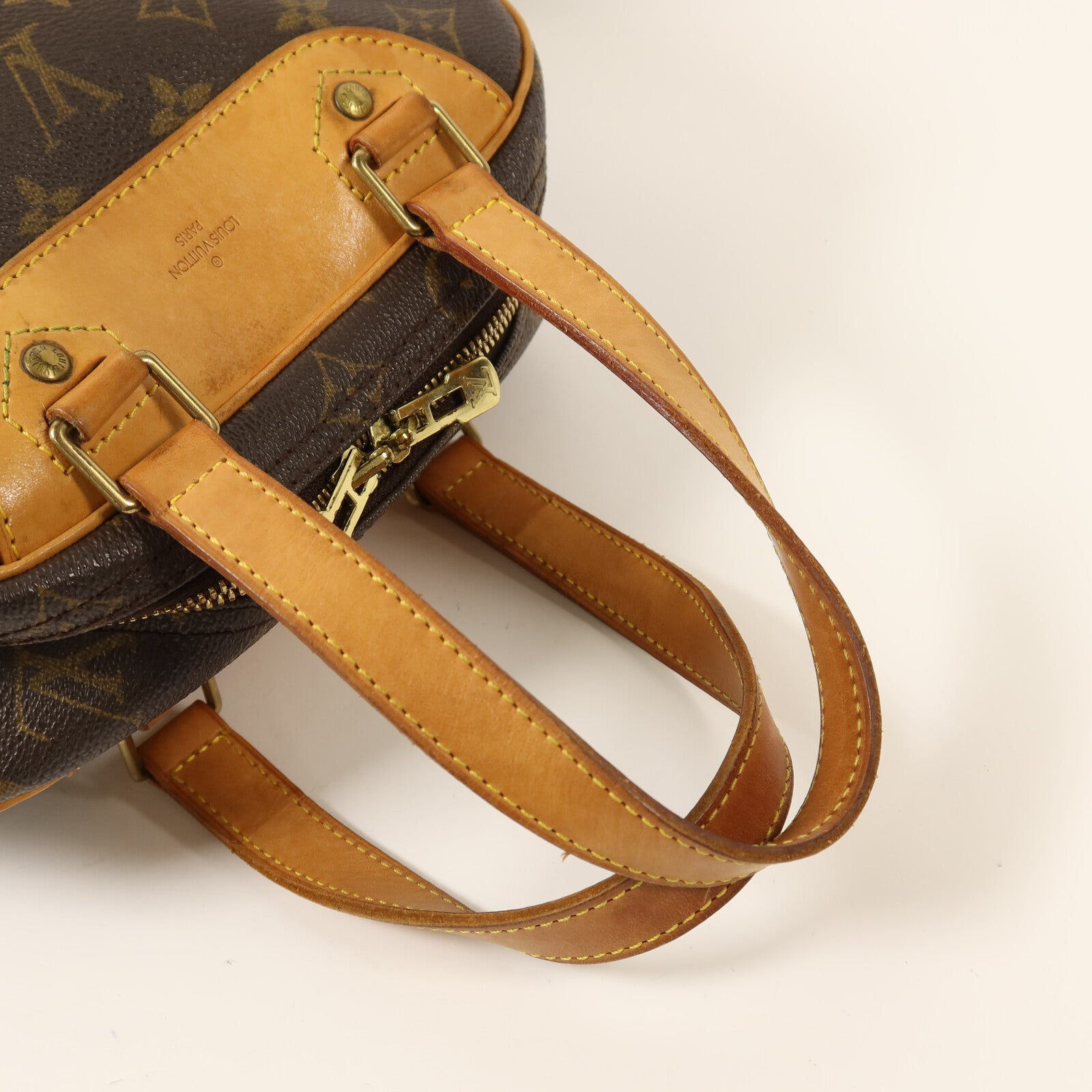 LOUIS VUITTON Monogram Excursion Shoe Case金扣手挽袋