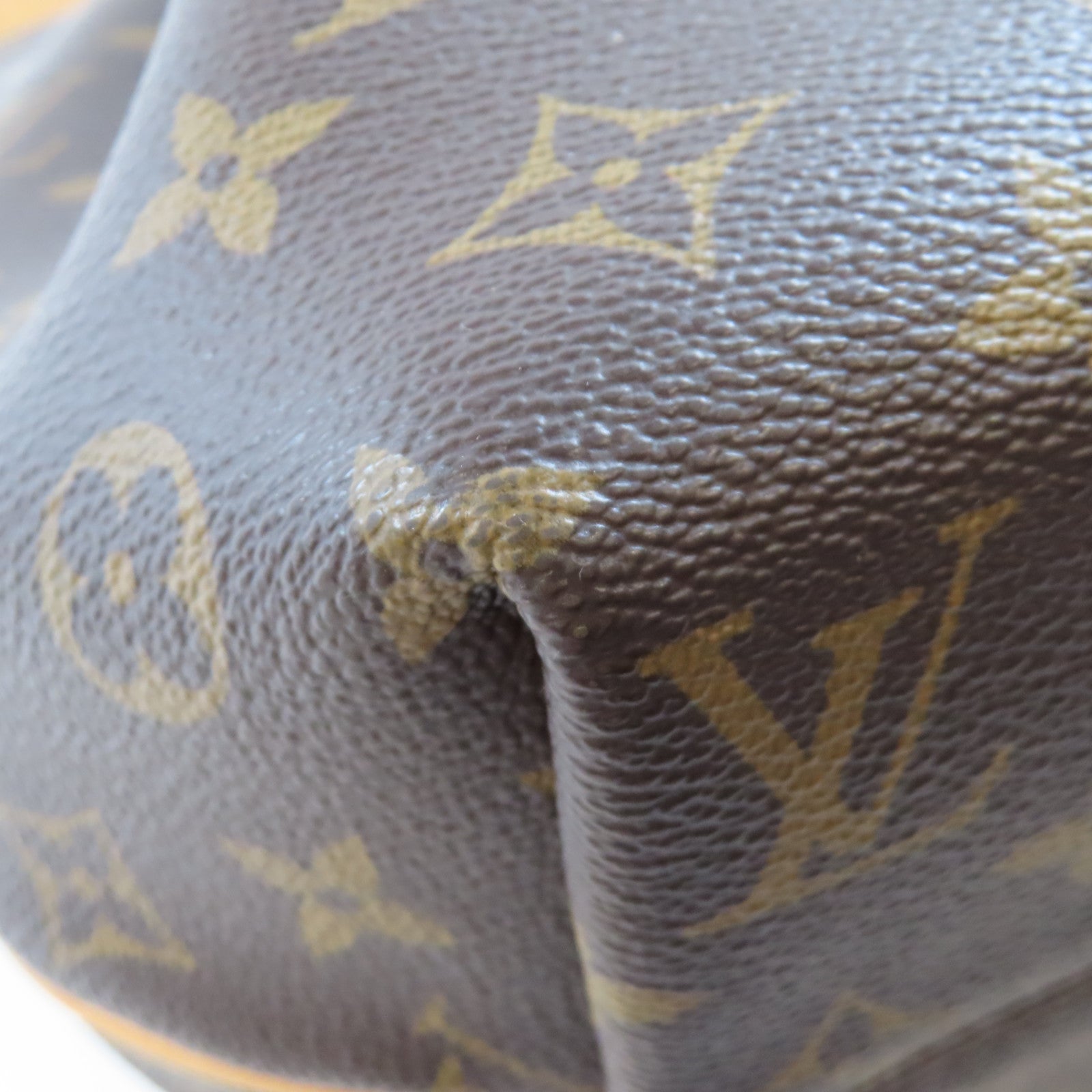 LOUIS VUITTON Monogram Turenne MM金扣手挽肩背兩用袋棕色