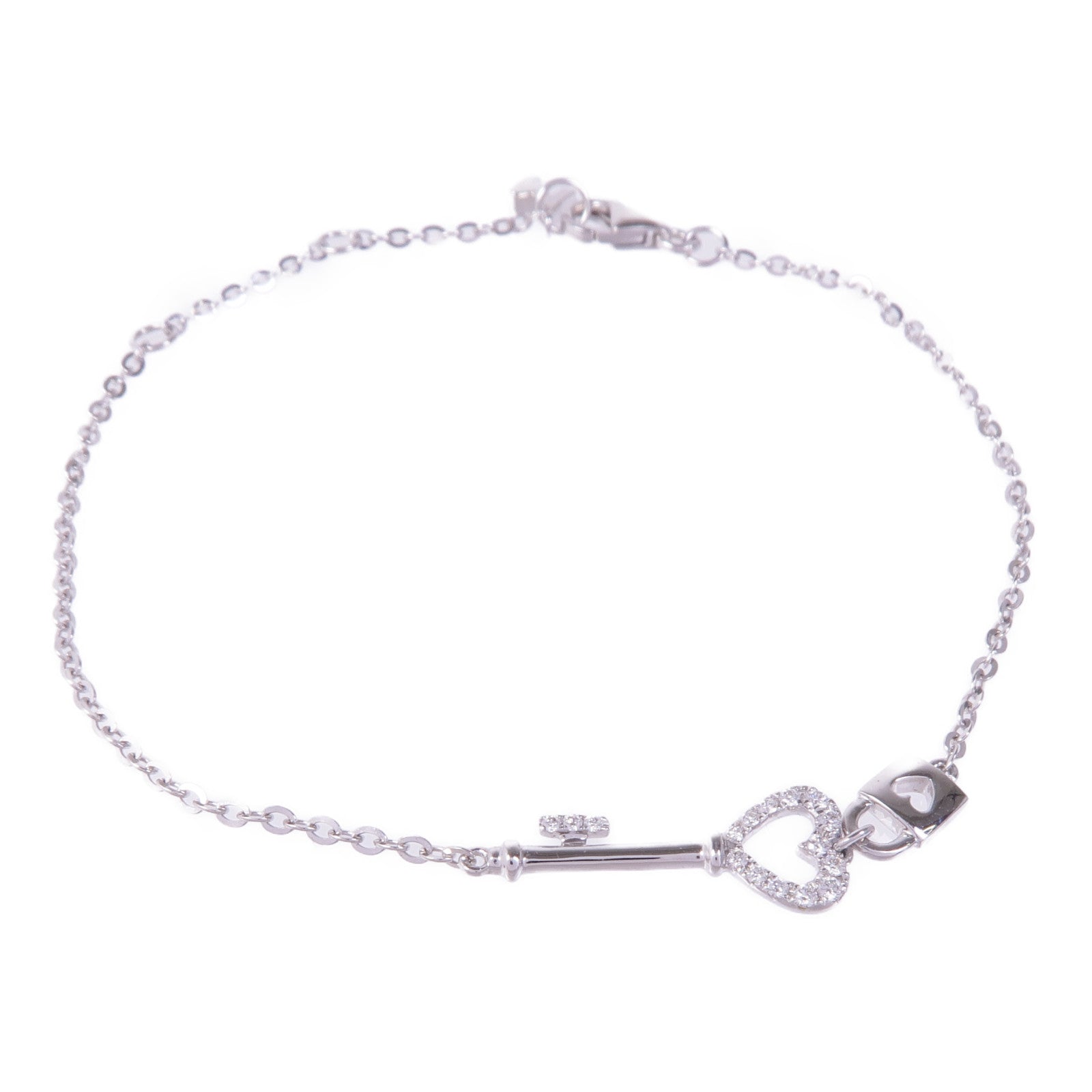 JEWELRY 18K白金Diamond Bracelet鑽石手鏈