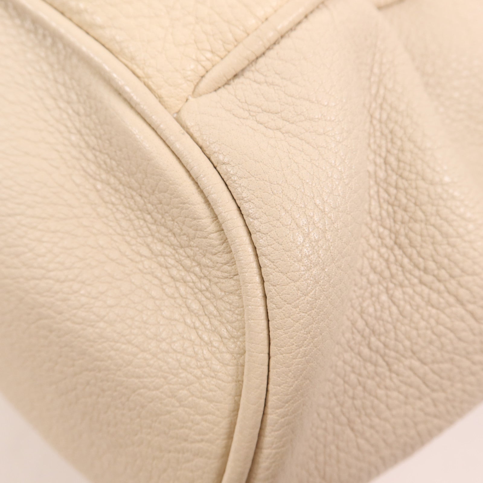 SELECTION 牛皮皮革Tote Bag銀扣手挽袋