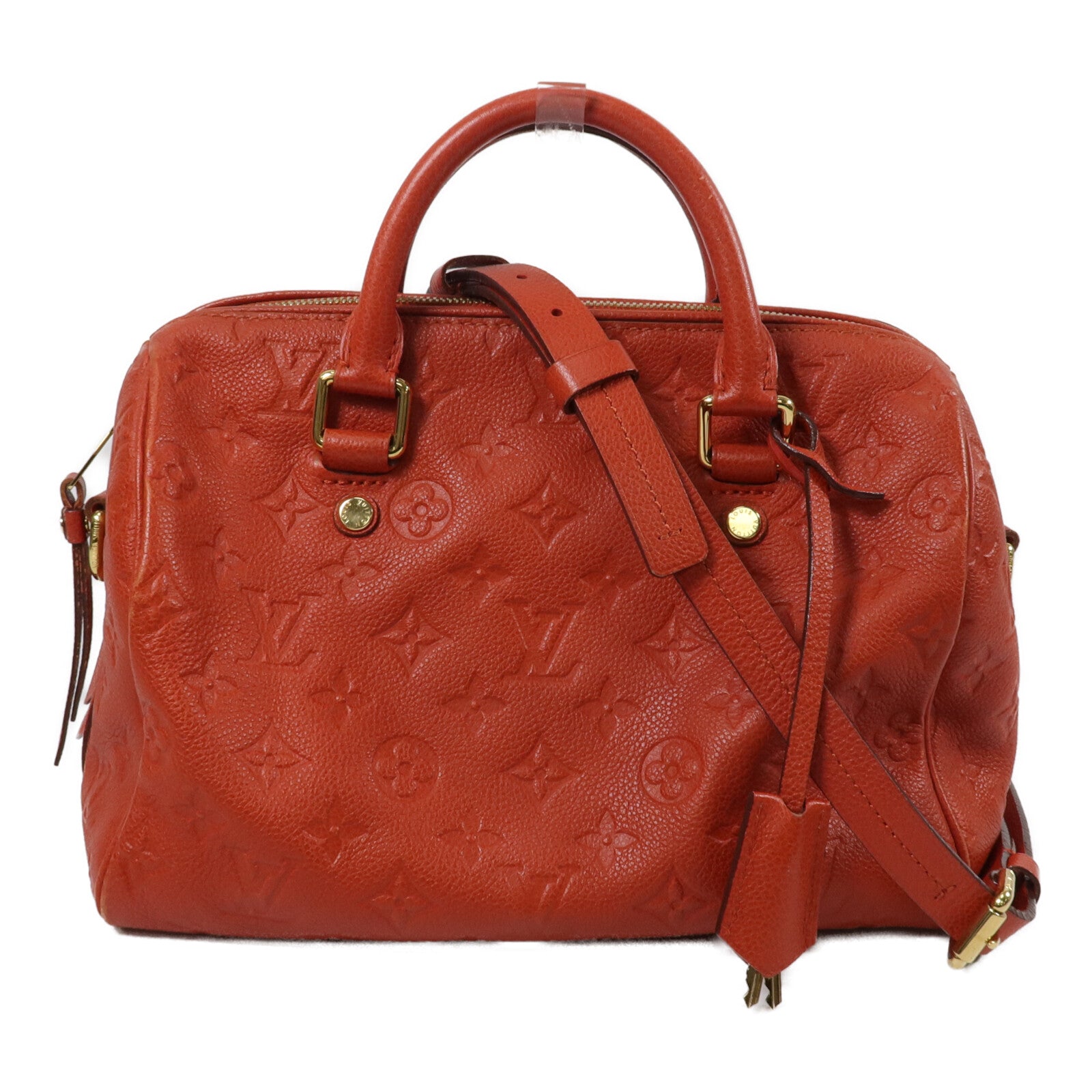 LOUIS VUITTON Monogram Empreinte Speedy 25 Bandouliere手挽肩背兩用袋