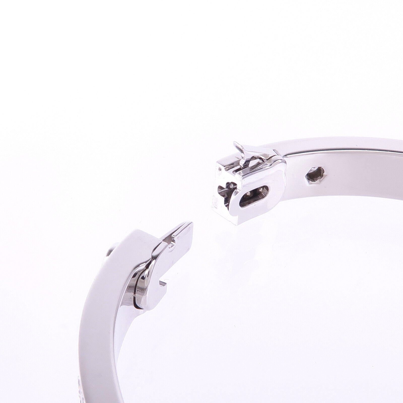 CARTIER 18K白金Love Bracelet Full Diamonds鑽石手鐲Cartier#17