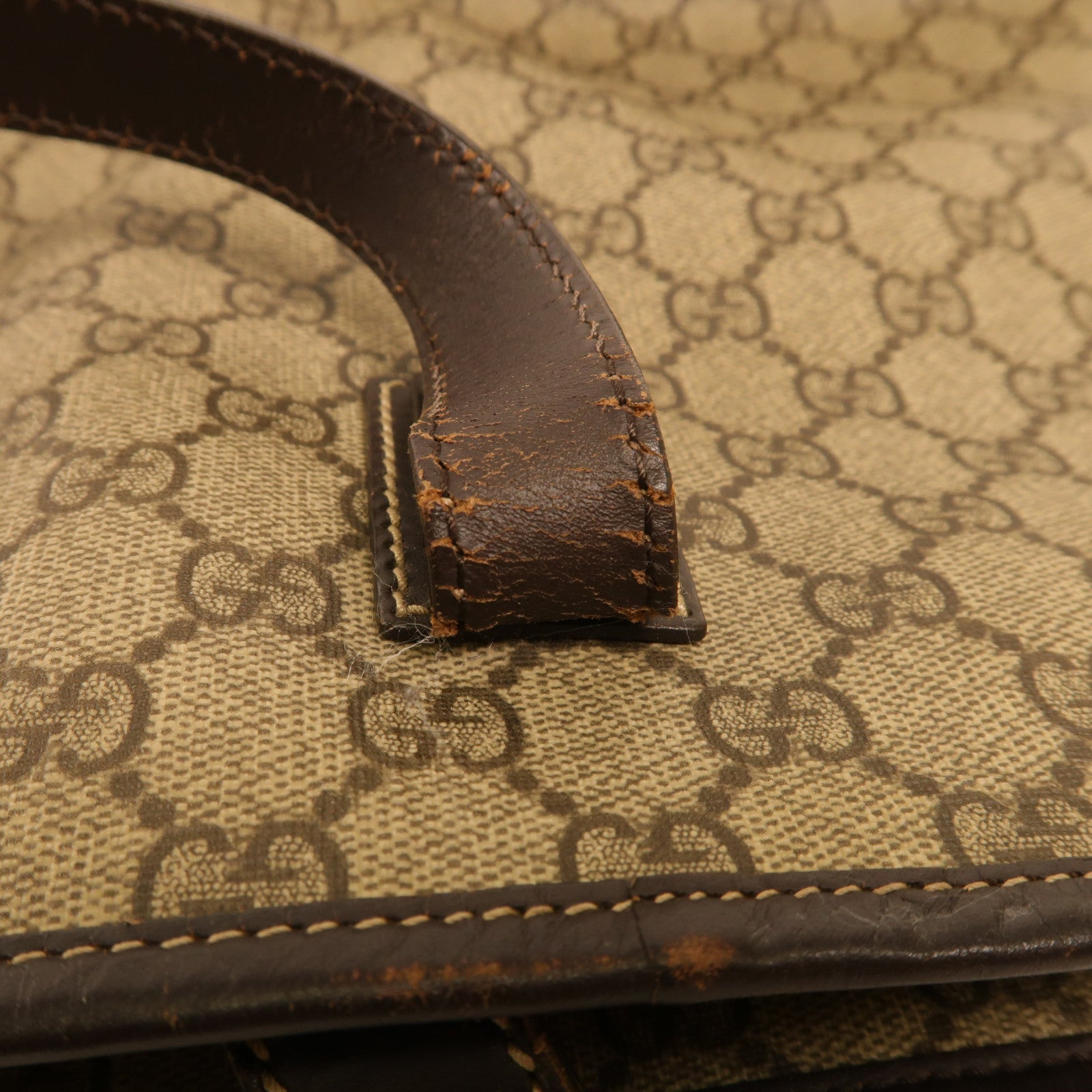 GUCCI 塗層帆布GG Tote Bag肩背袋