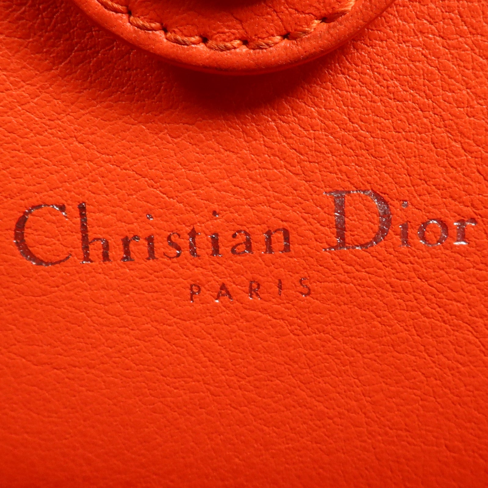 Dior 羊皮皮革Shoulder Bag銀扣肩背袋