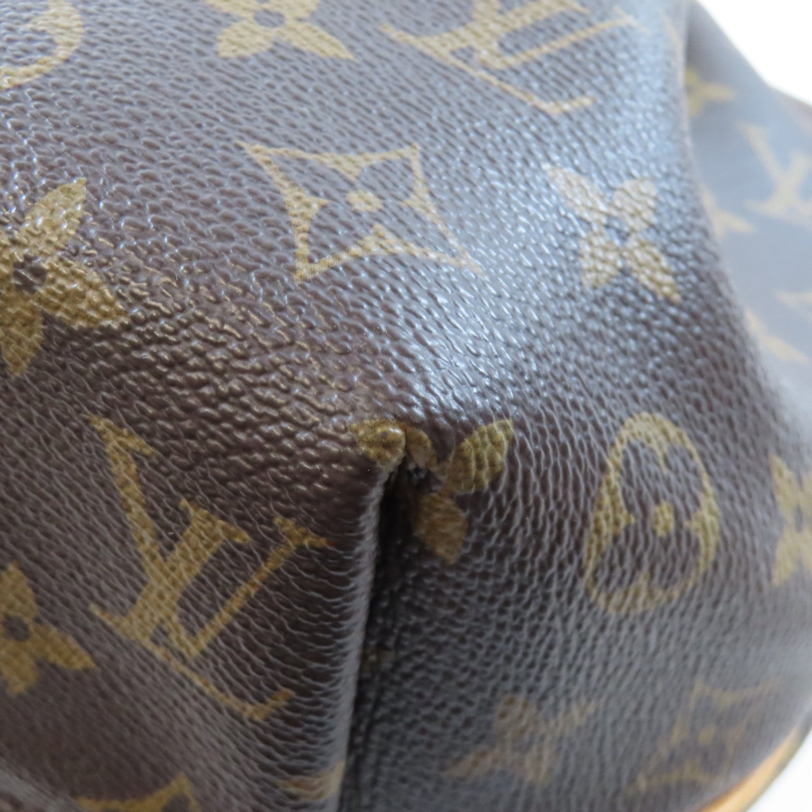 LOUIS VUITTON Monogram Turenne MM金扣手挽肩背兩用袋棕色