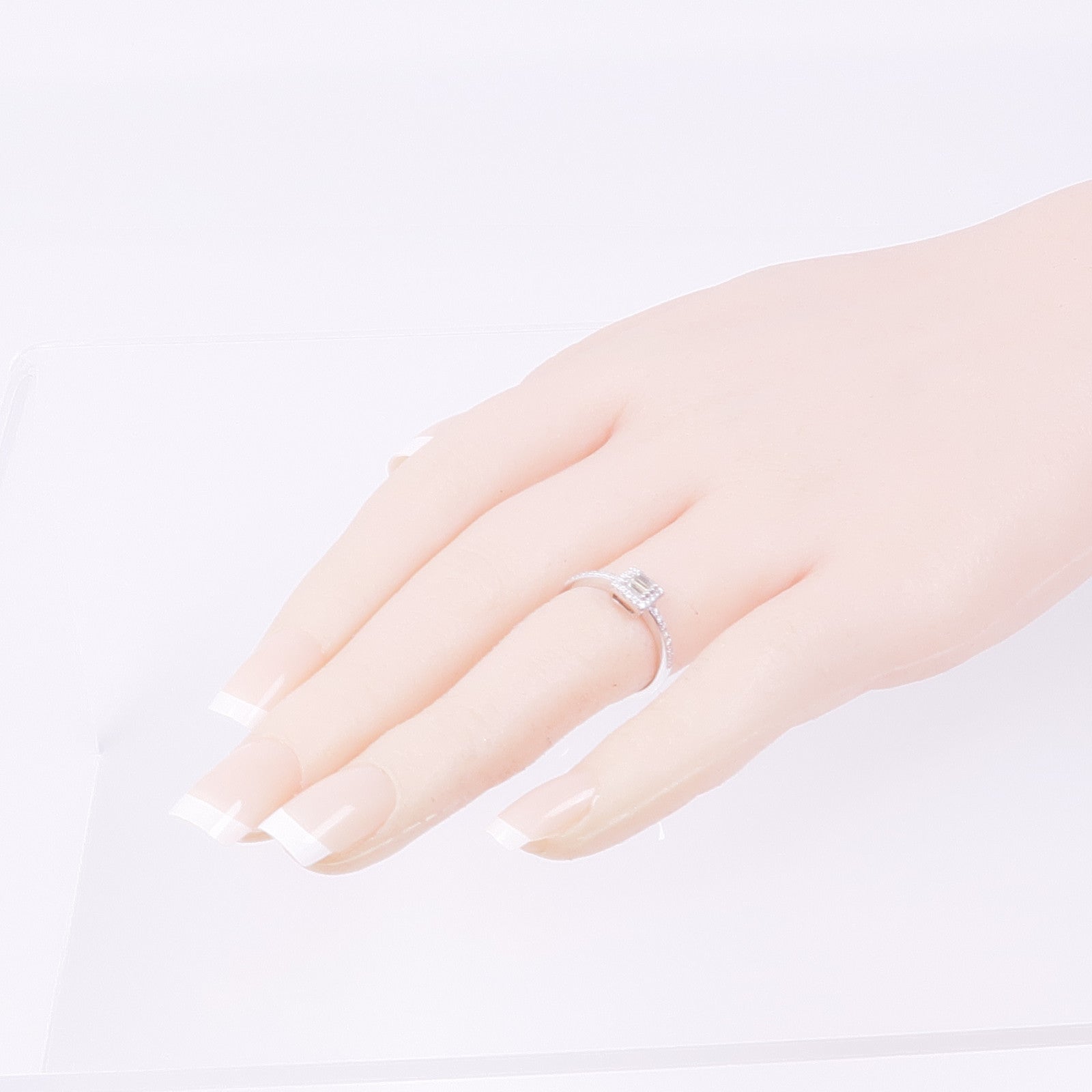 JEWELRY 【激減優惠】18K白金Diamond Ring鑽石戒指US#5.75