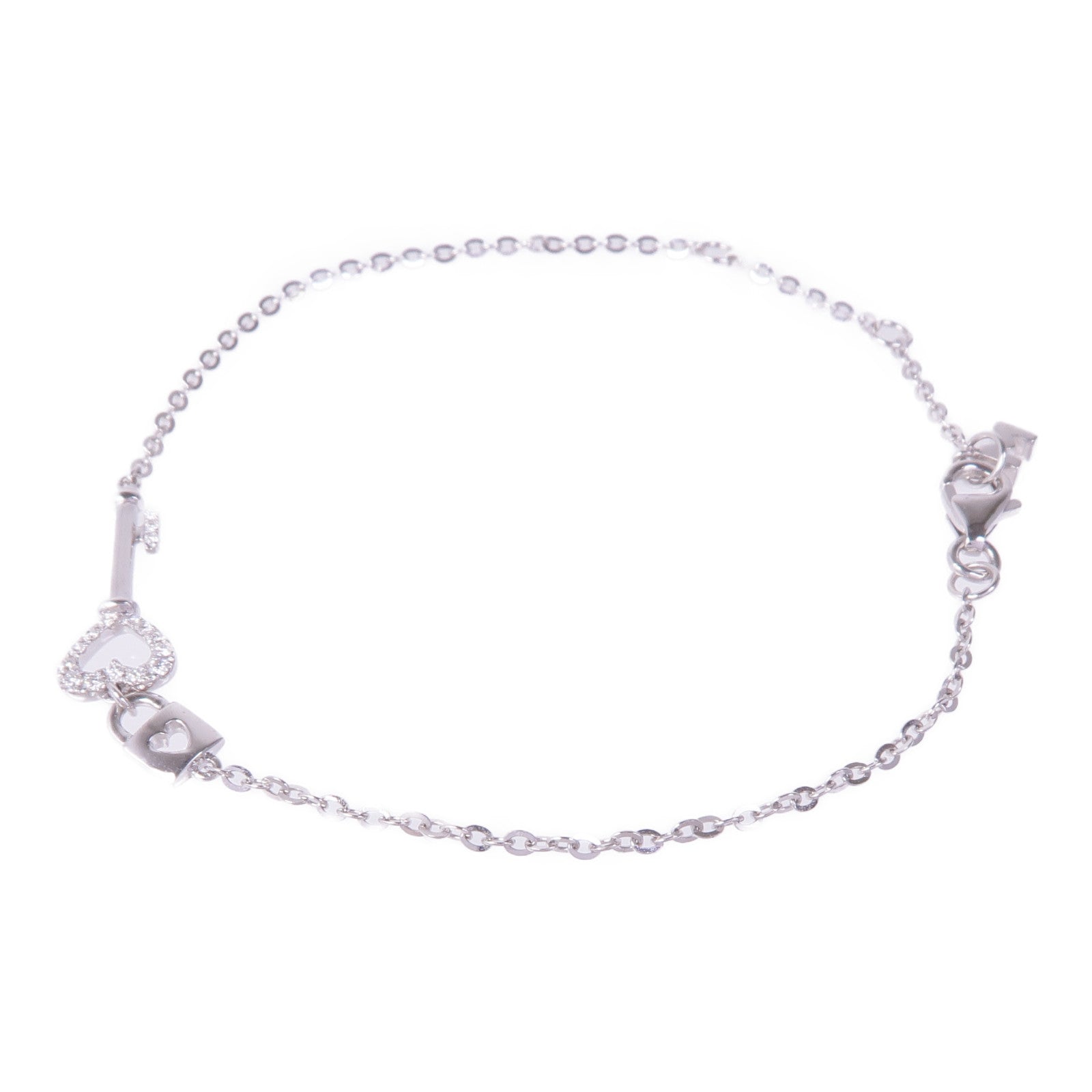 JEWELRY 18K白金Diamond Bracelet鑽石手鏈
