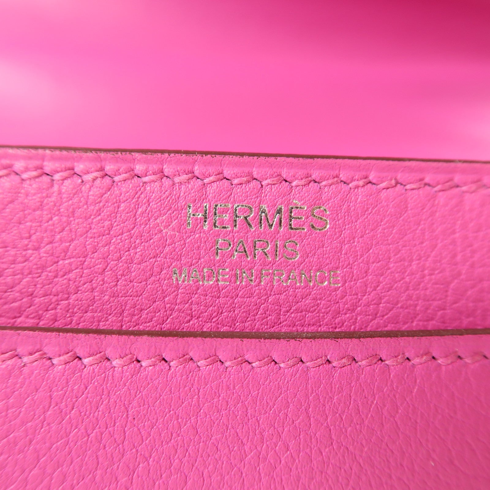 HERMES PHW 2002 Shoulder Bag Crossbody Evercolor Leather