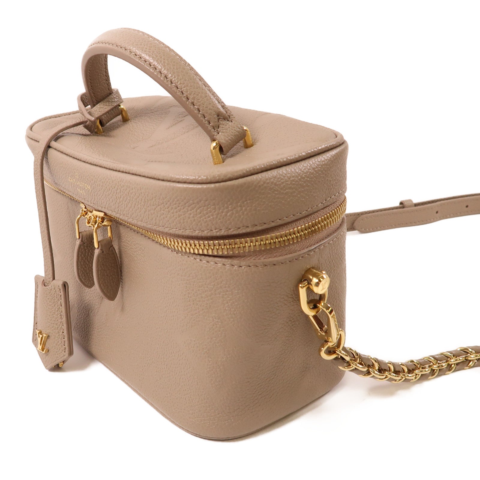 LOUIS VUITTON Monogram Empreinte Vanity PM金扣手挽肩背兩用袋