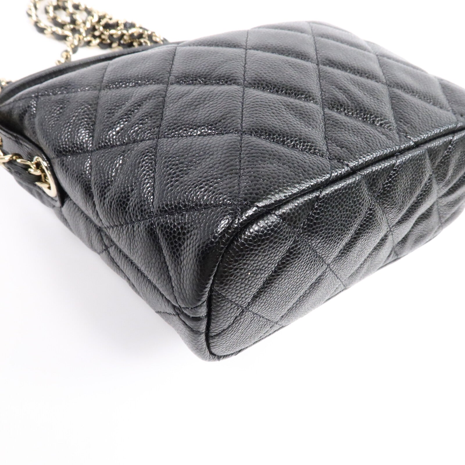 CHANEL 牛皮皮革Mini Hobo手挽肩背兩用袋