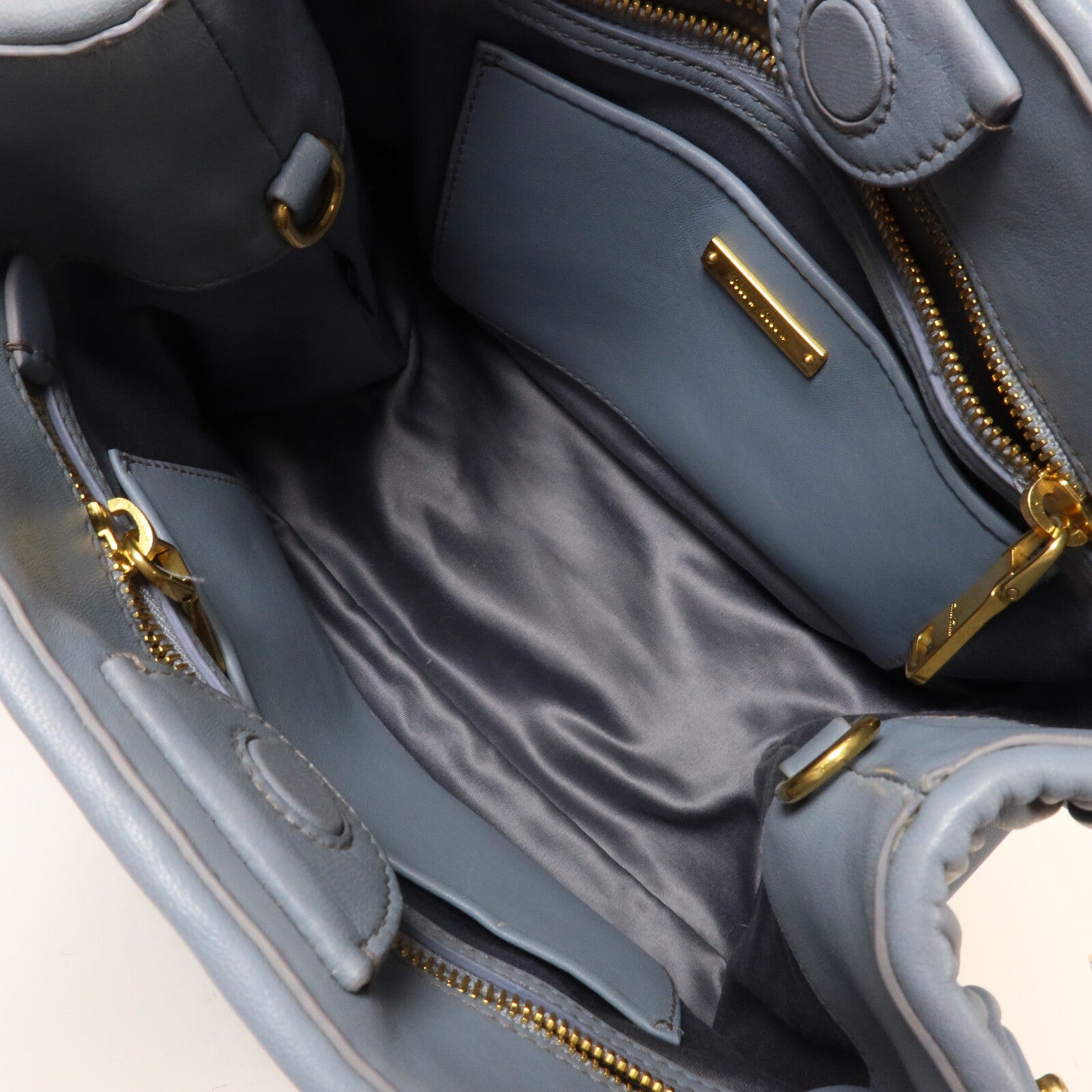 Miu Miu 羊皮皮革2 Way Shoulder手挽肩背兩用袋