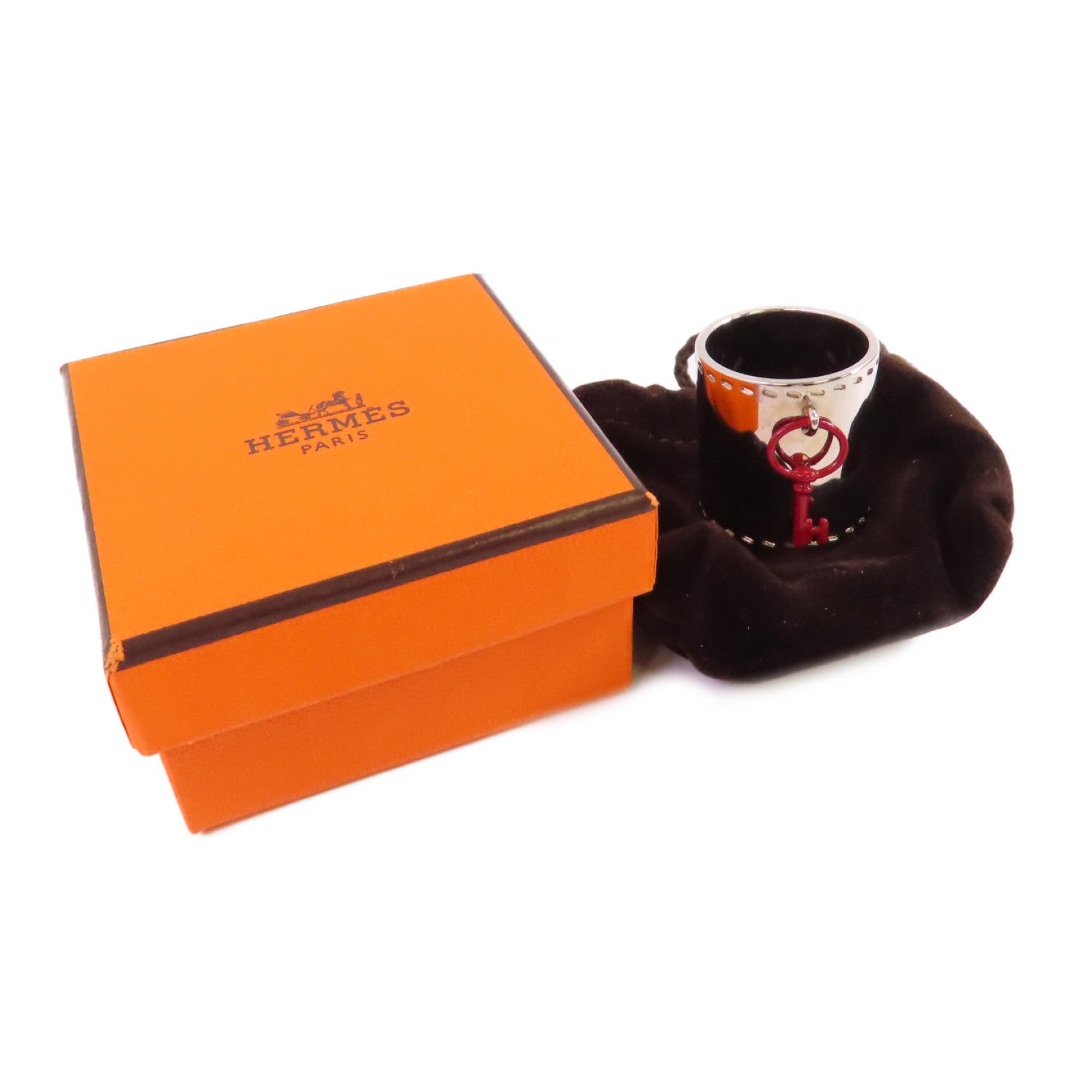 HERMES 金屬Palladium Scarf Ring絲巾扣
