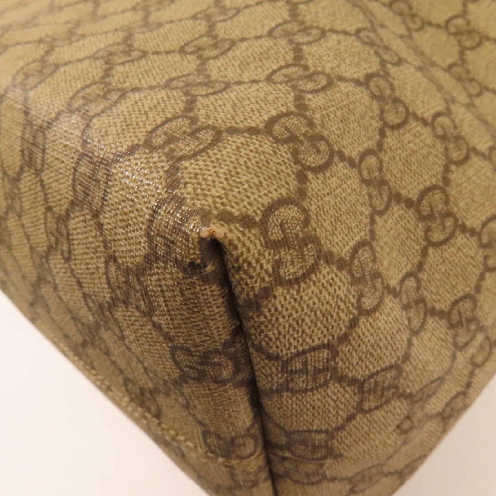 GUCCI 塗層帆布2 way Shoulder手挽肩背兩用袋