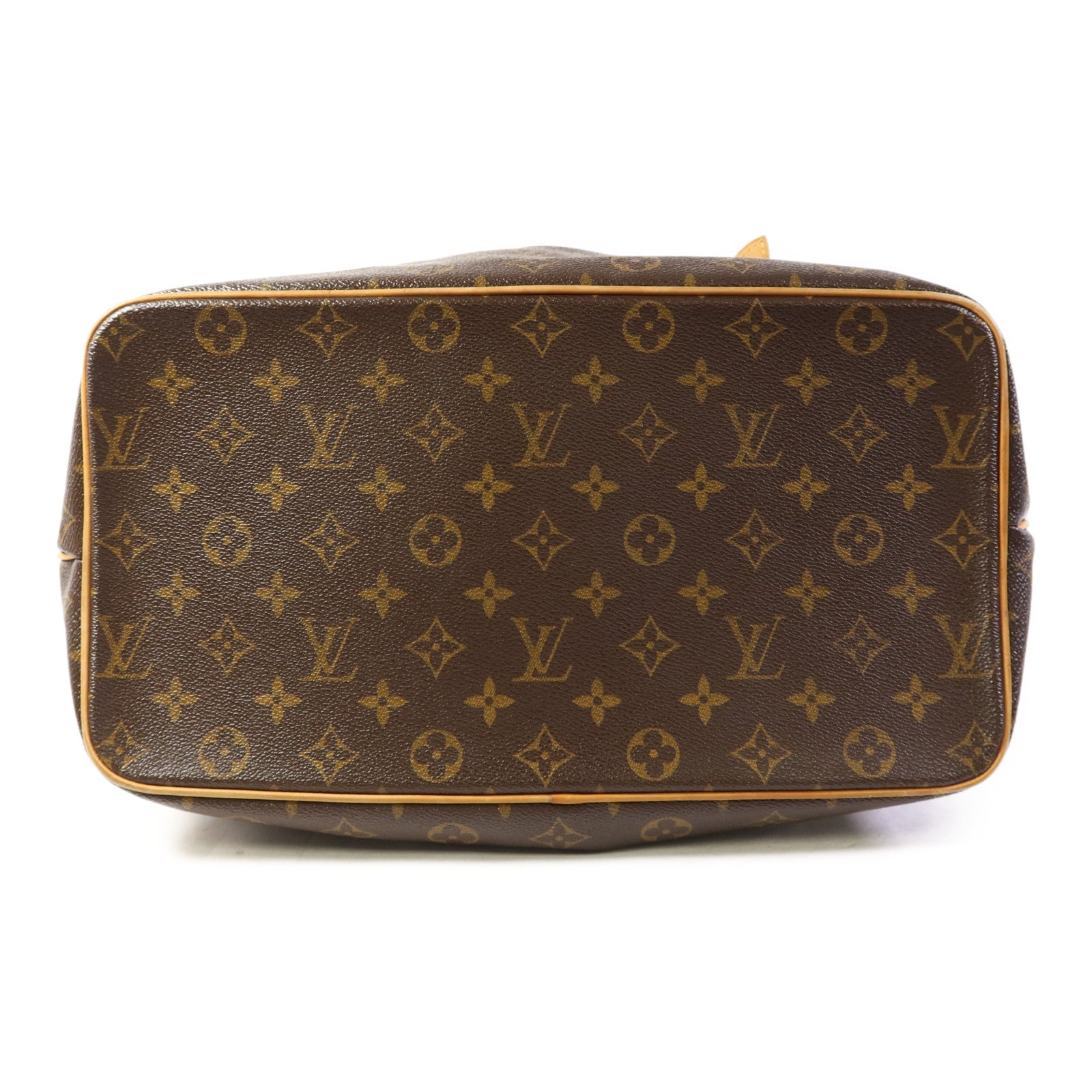 LOUIS VUITTON Monogram Palermo GM金扣手挽肩背兩用袋棕色