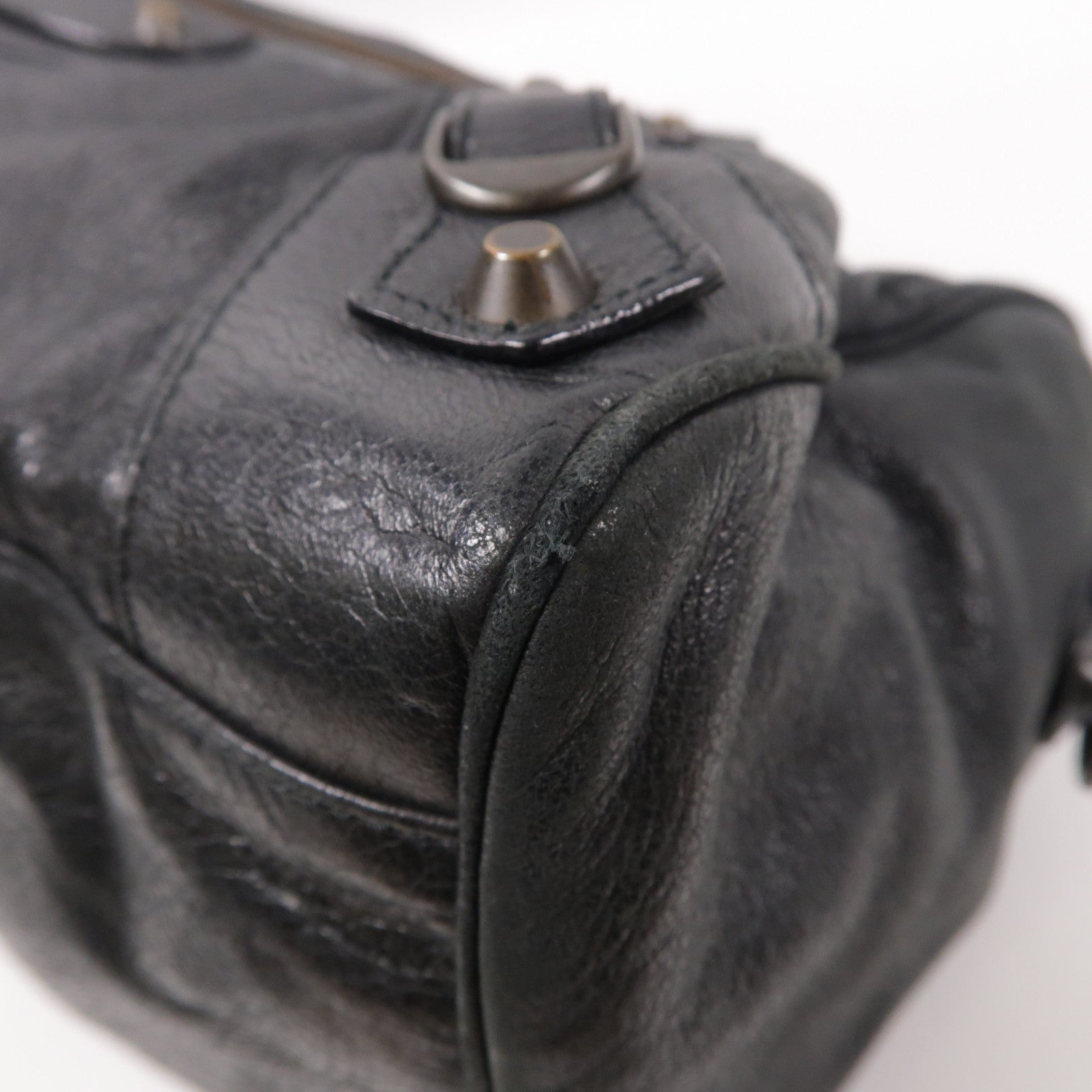 BALENCIAGA 羊皮皮革Twiggy手挽肩背兩用袋黑色
