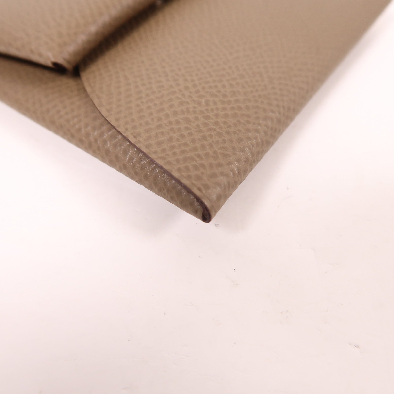 HERMES Epsom皮革Bastia Change Purse銀扣零錢包