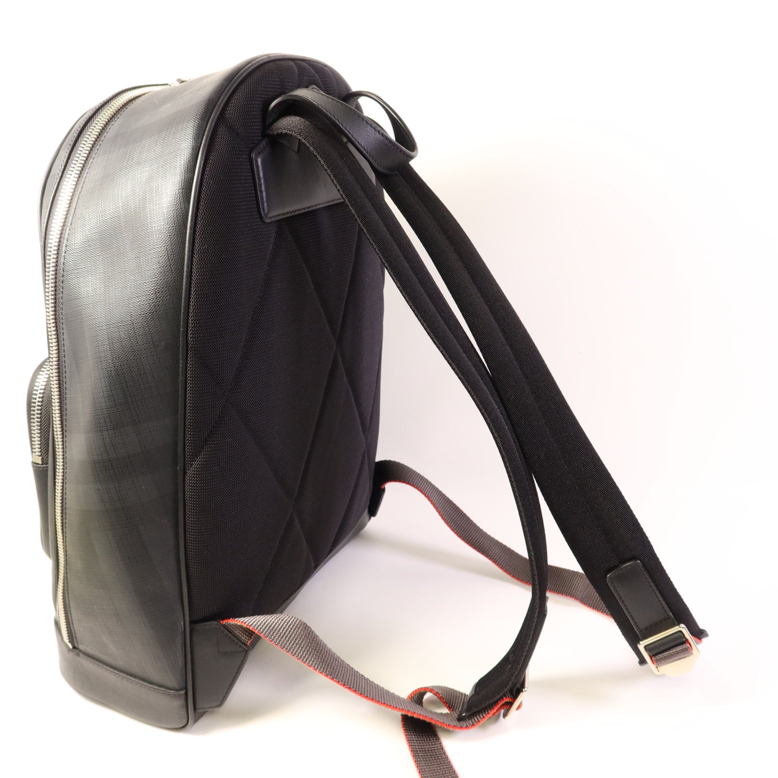 BURBERRY 牛皮皮革Backpack銀扣背包