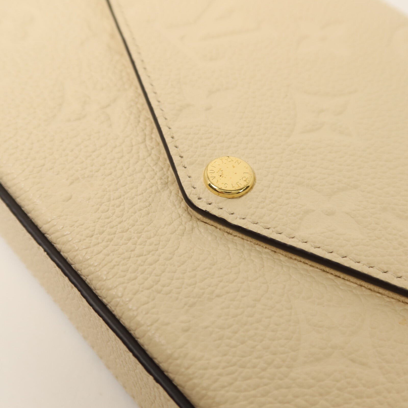 LOUIS VUITTON Monogram Empreinte Pochette Felicie鏈帶肩背袋
