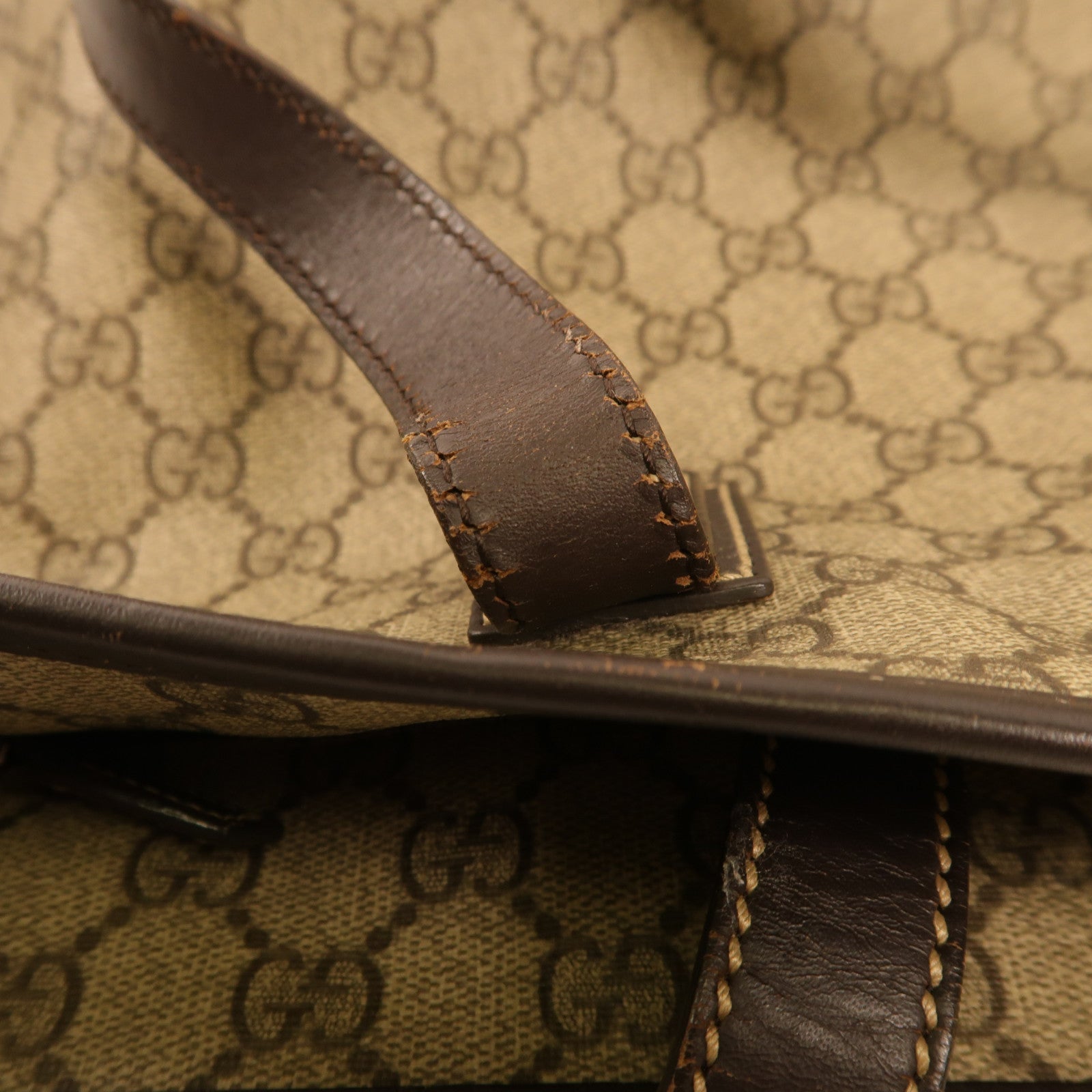 GUCCI 塗層帆布GG Tote Bag肩背袋