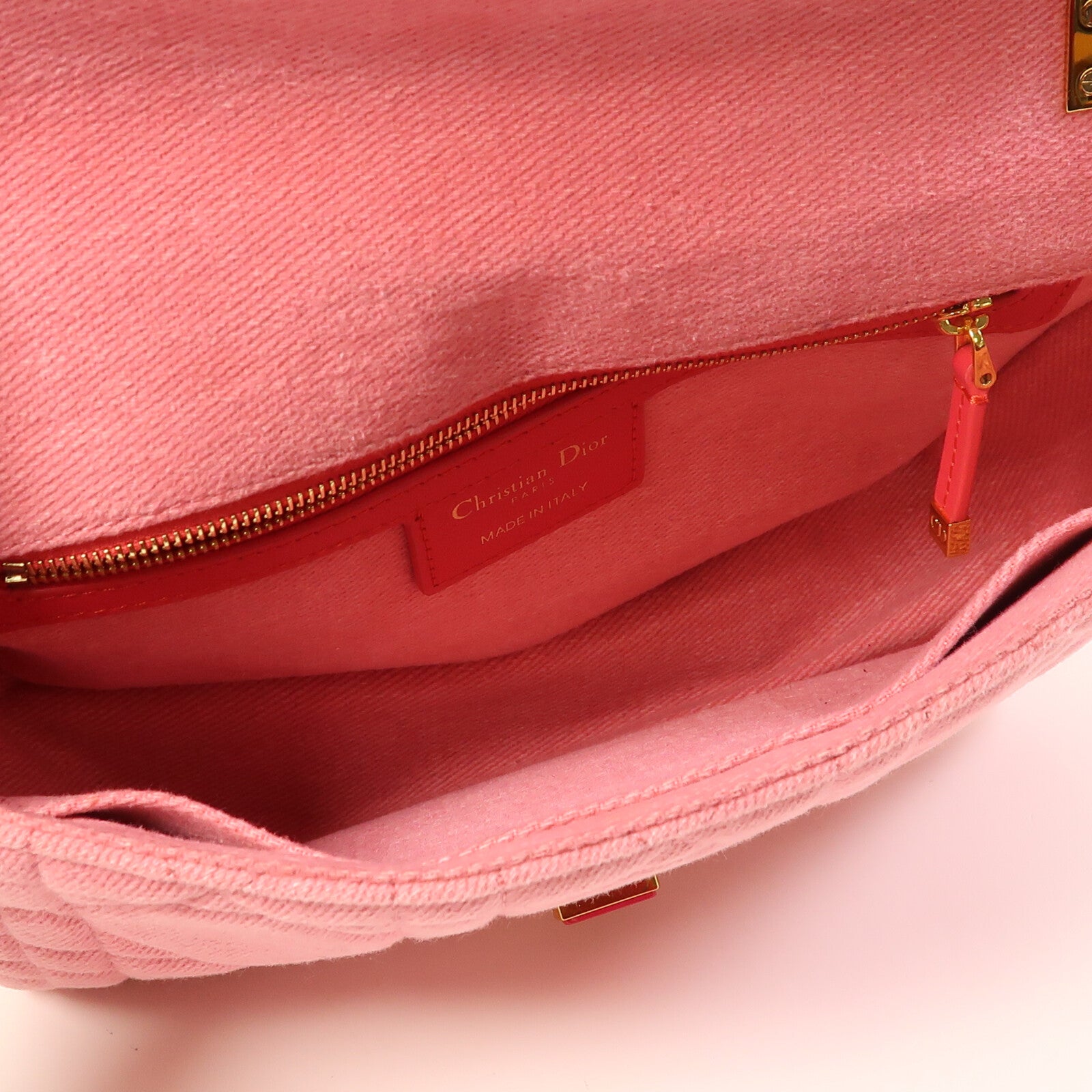 Dior 帆布Dior Caro金扣鏈帶肩背袋