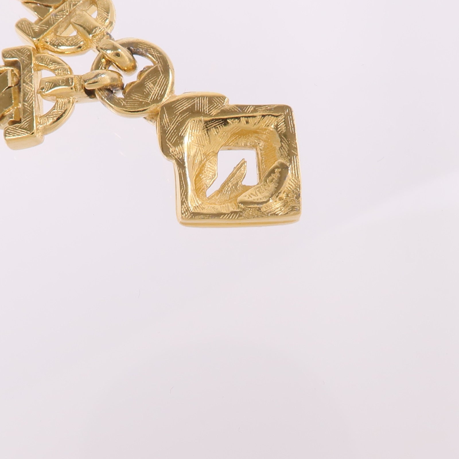 GIVENCHY 金屬/水晶Logo Crystal Necklace項鍊