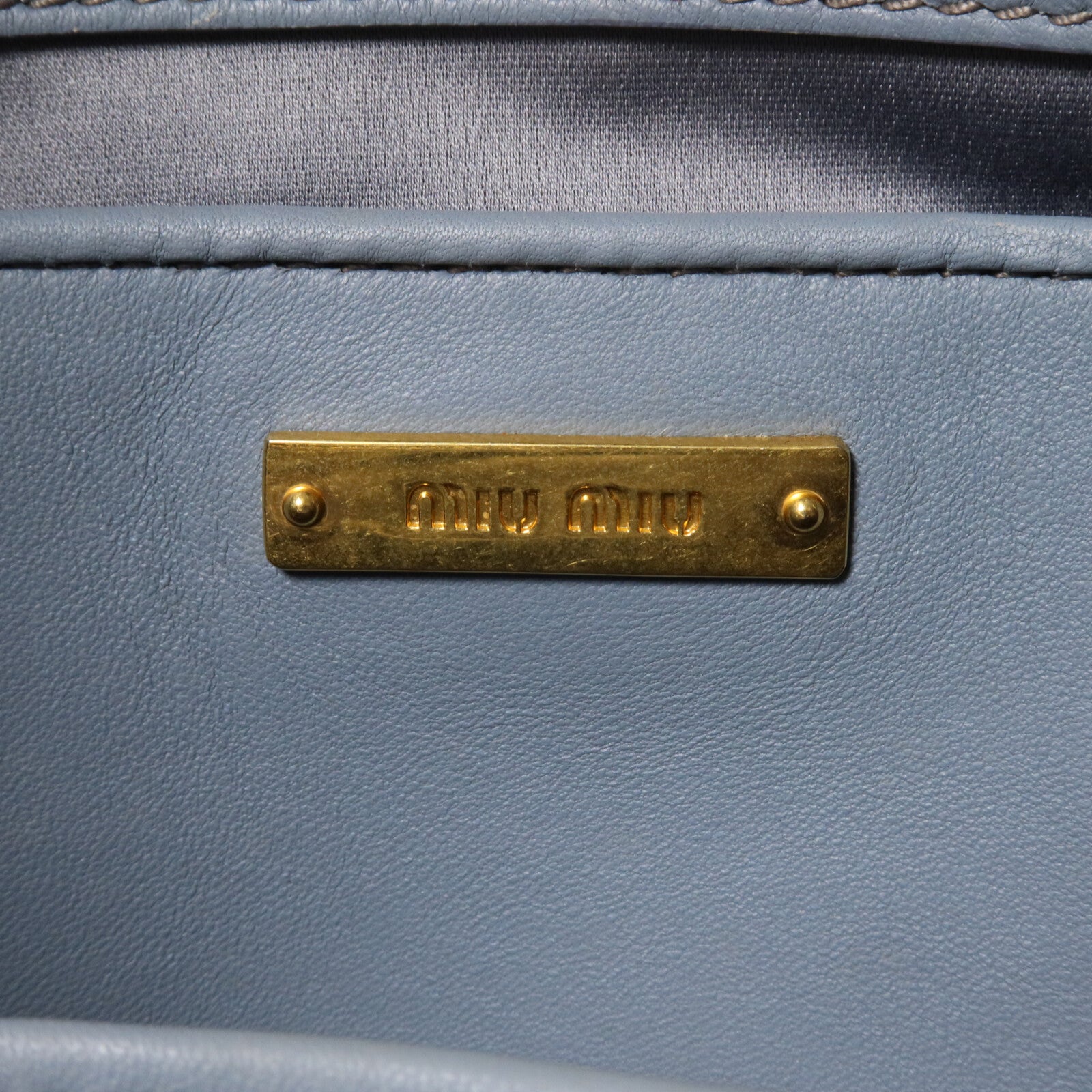 Miu Miu 羊皮皮革2 Way Shoulder手挽肩背兩用袋