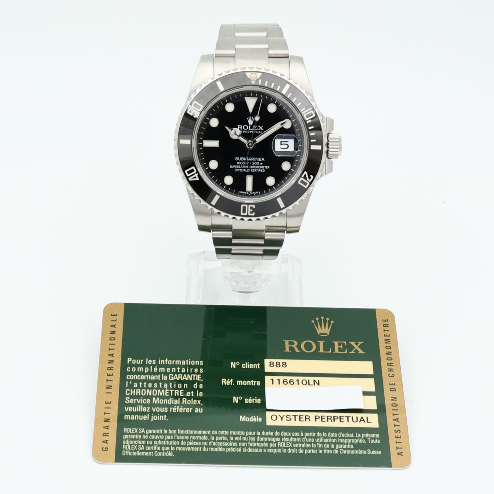 ROLEX Submarinar Date 116610LN